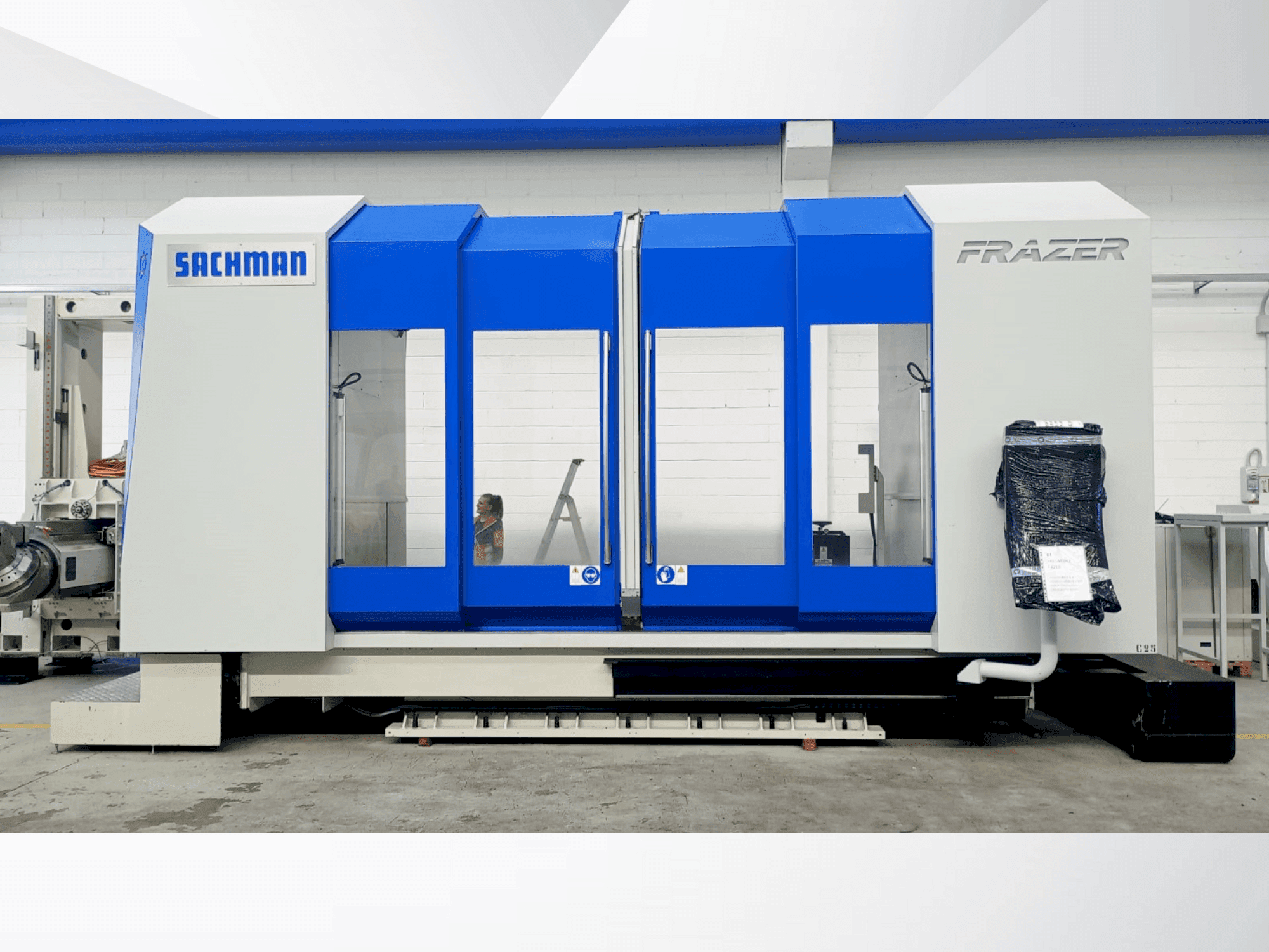 Vue de face de la machine JOBS FRAZER