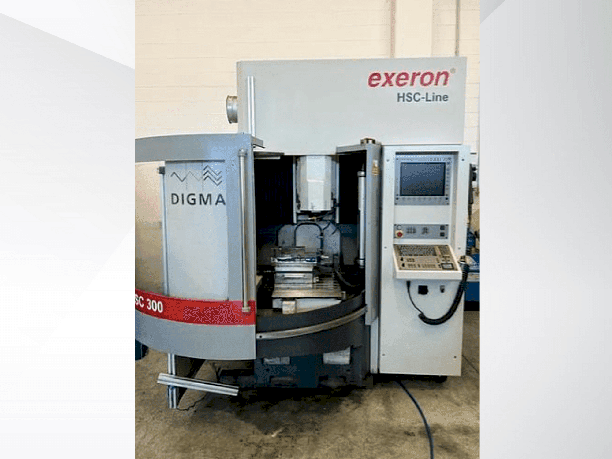 Vue de face de la machine Exeron DIGMA HSC 300