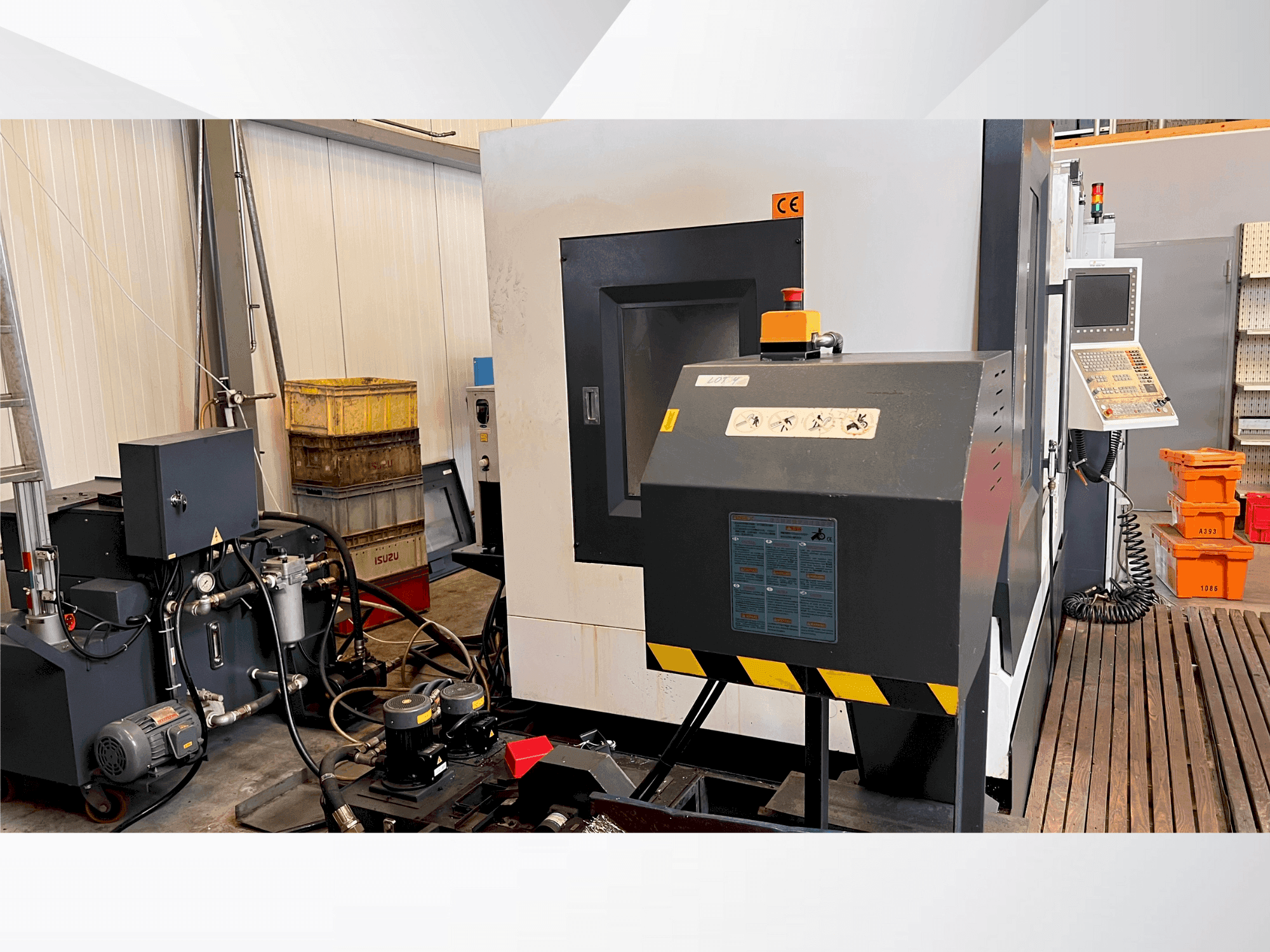 Vue de face de la machine POSmill C 1050