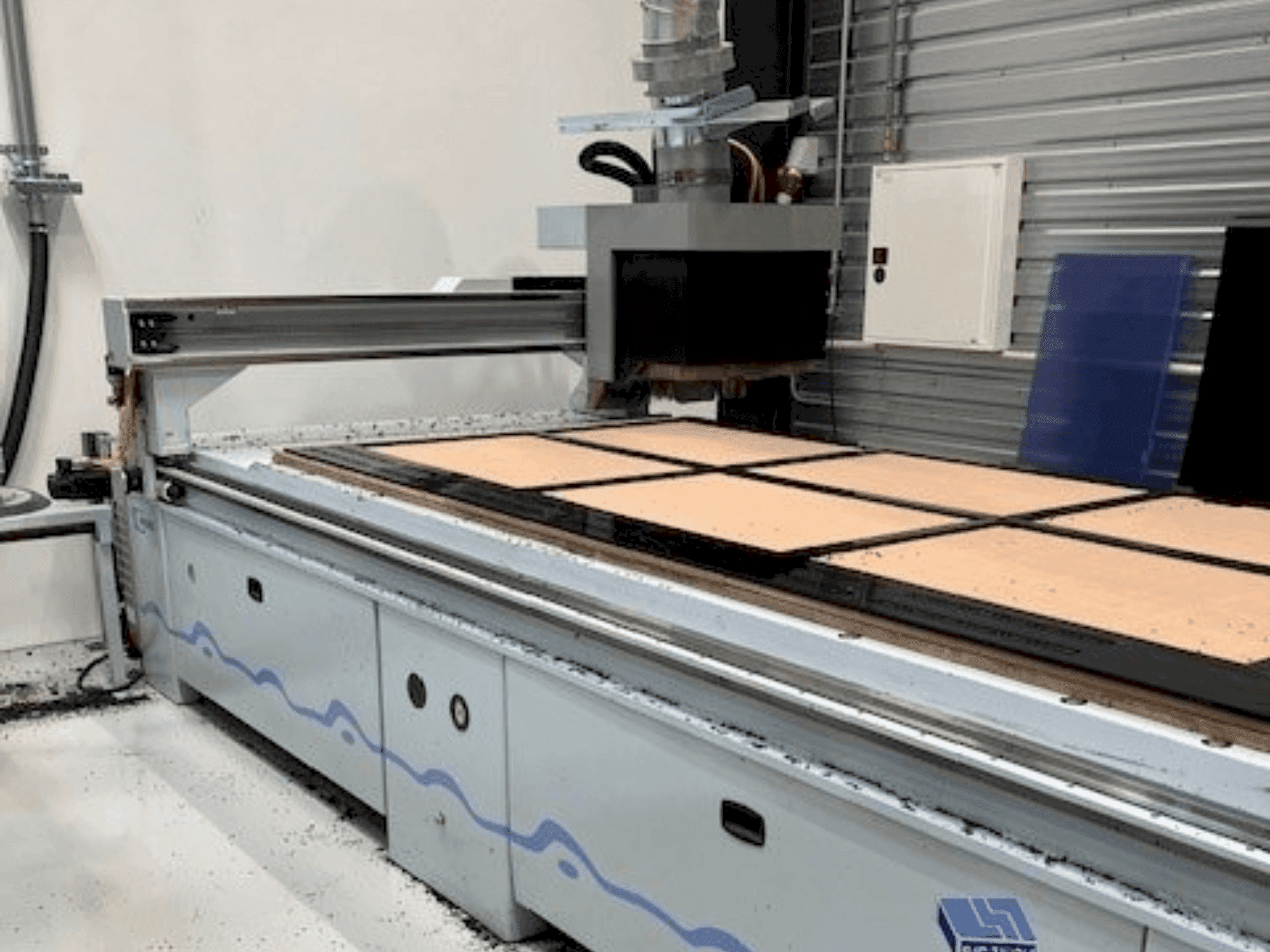 Vue de face de la machine Weeke Optimat BHP Vantage 34M