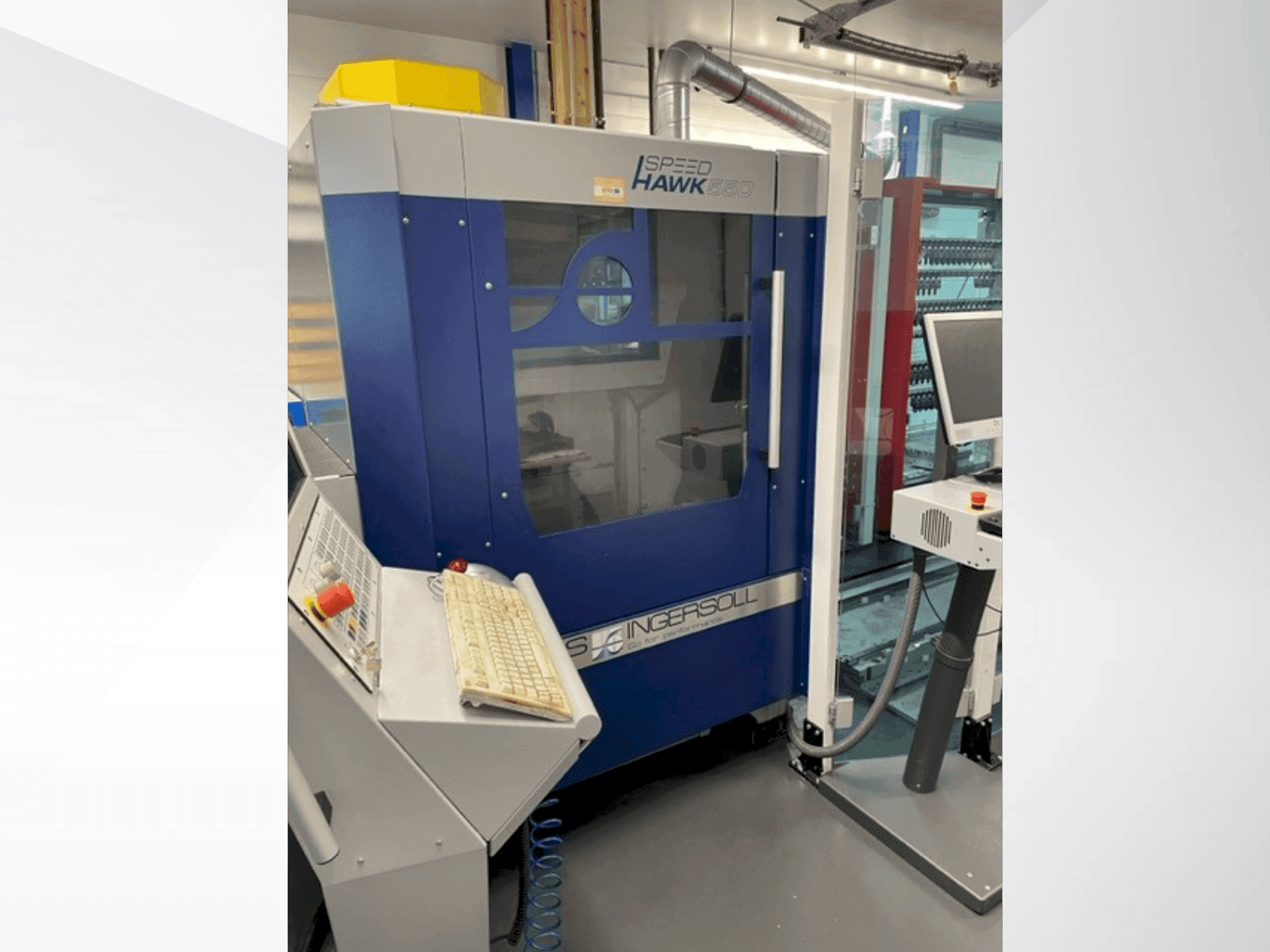 Vue de face de la machine OPS INGERSOLL SPEED HAWK 550