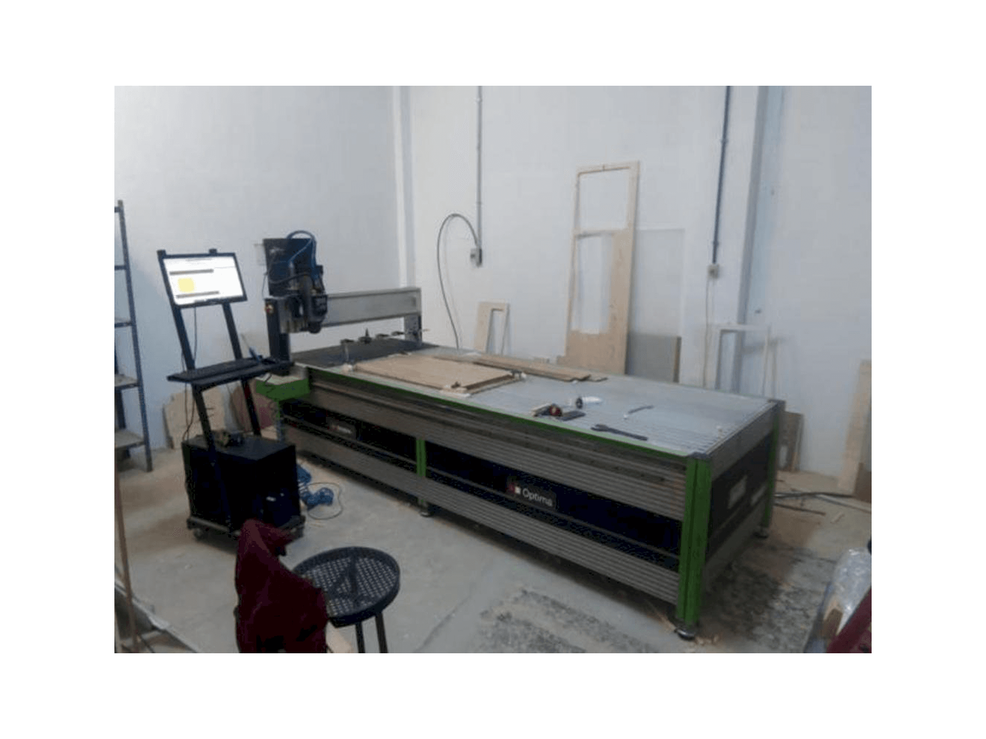 Vue de face de la machine OPTIMA 2510