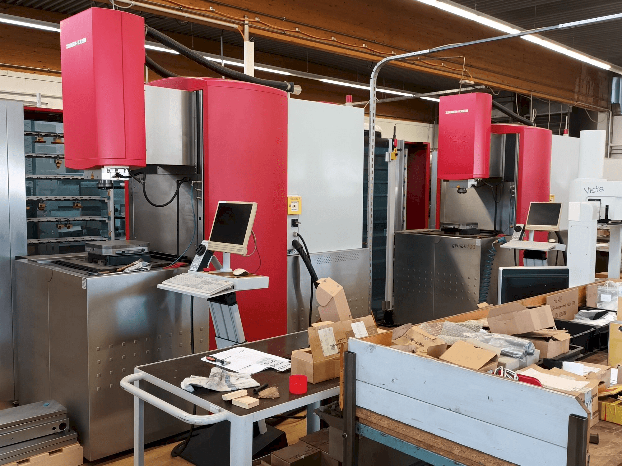 Vue de face de la machine Zimmer+Kreim Genius 700