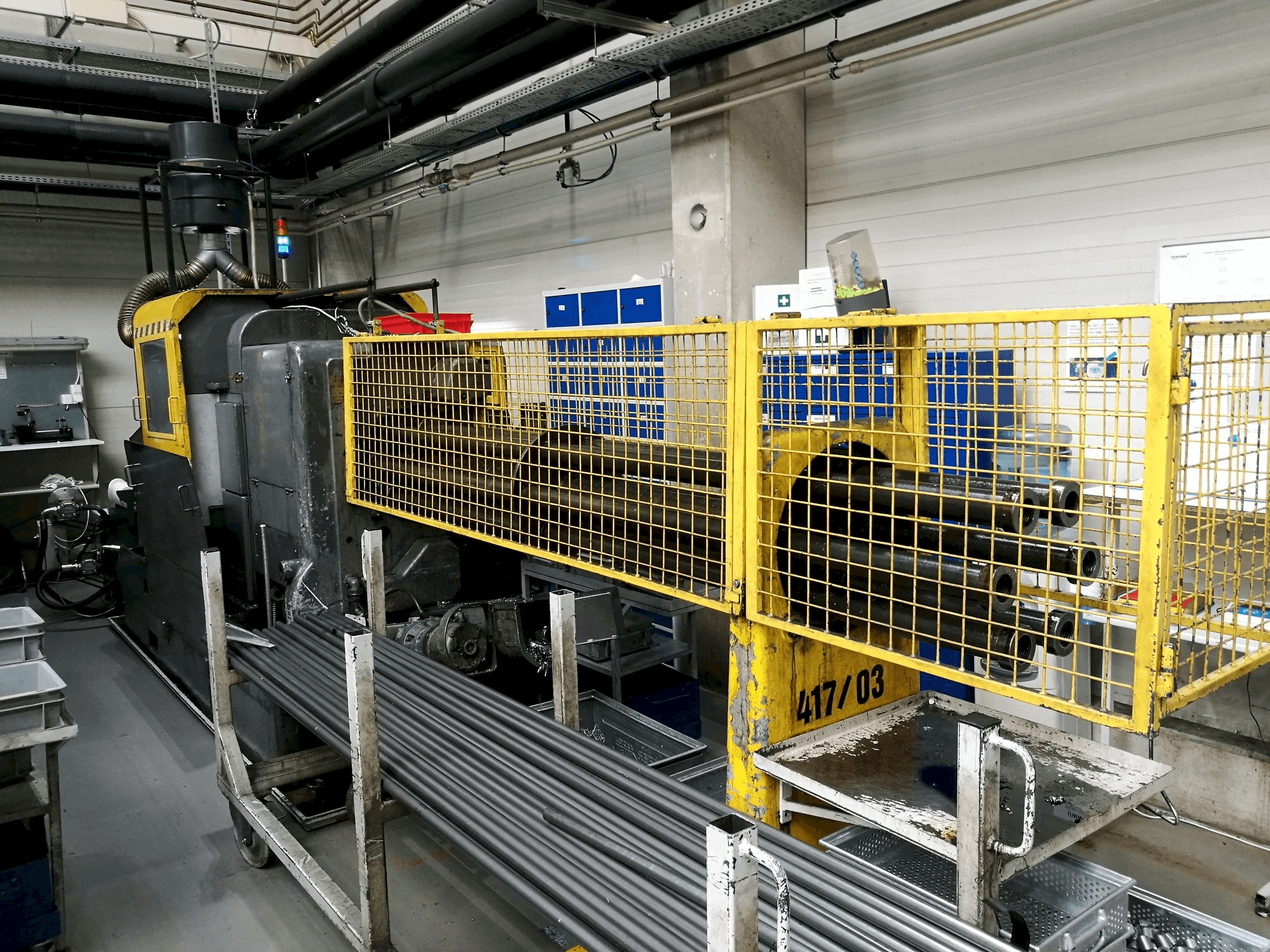 Front view of Wickman 1 3/8"-6 machine