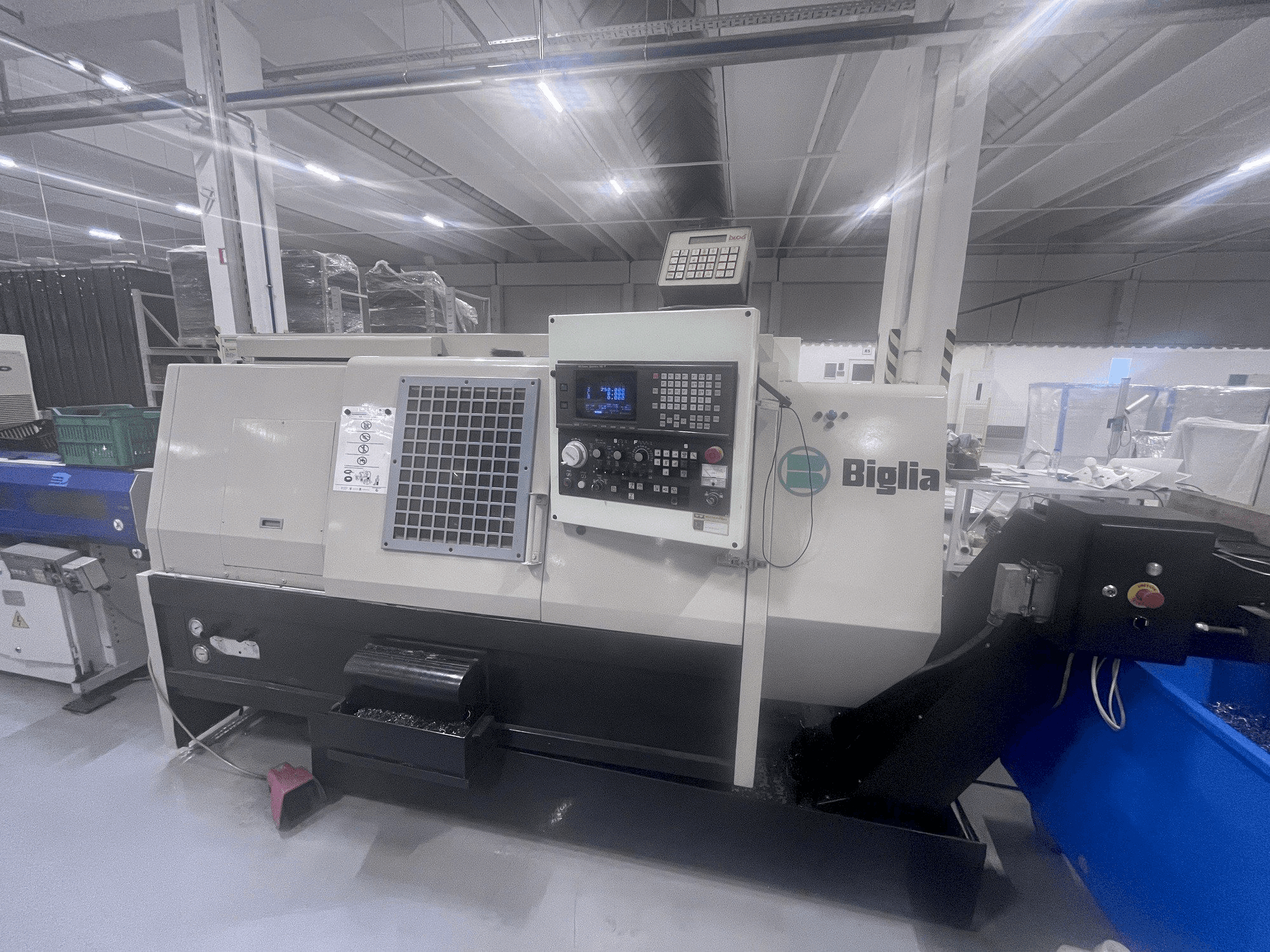 Vue de face de la machine Biglia B 501 MB