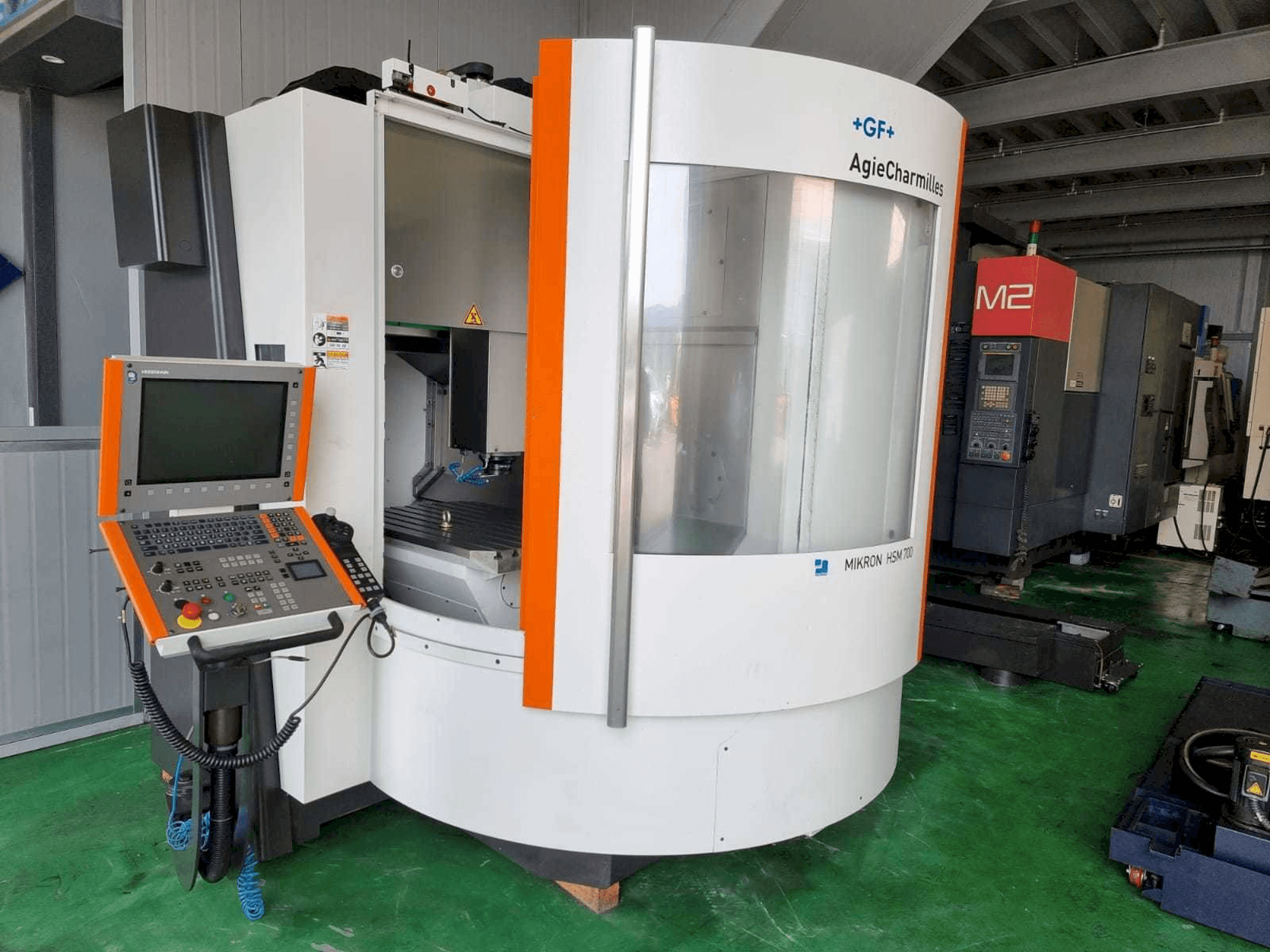 Front view of GF AgieCharmilles Mikron HSM 700 machine