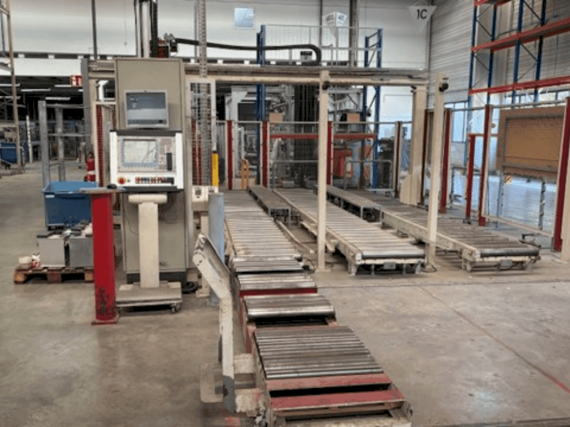 Vue de face de la machine LIGMATECH MAW/Nottmeyer, Ligmatech