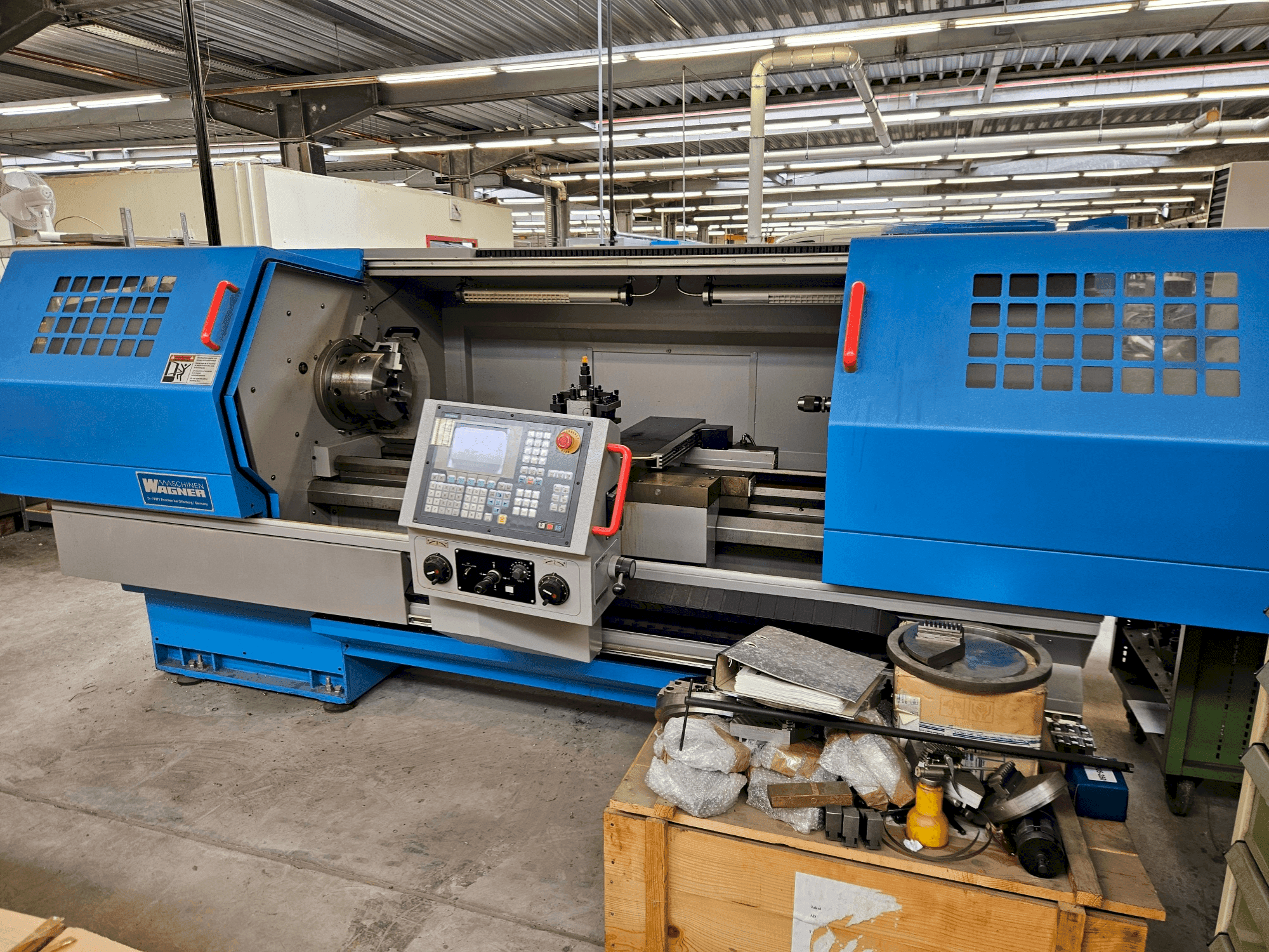 Vue de face de la machine WAGNER WDE 500