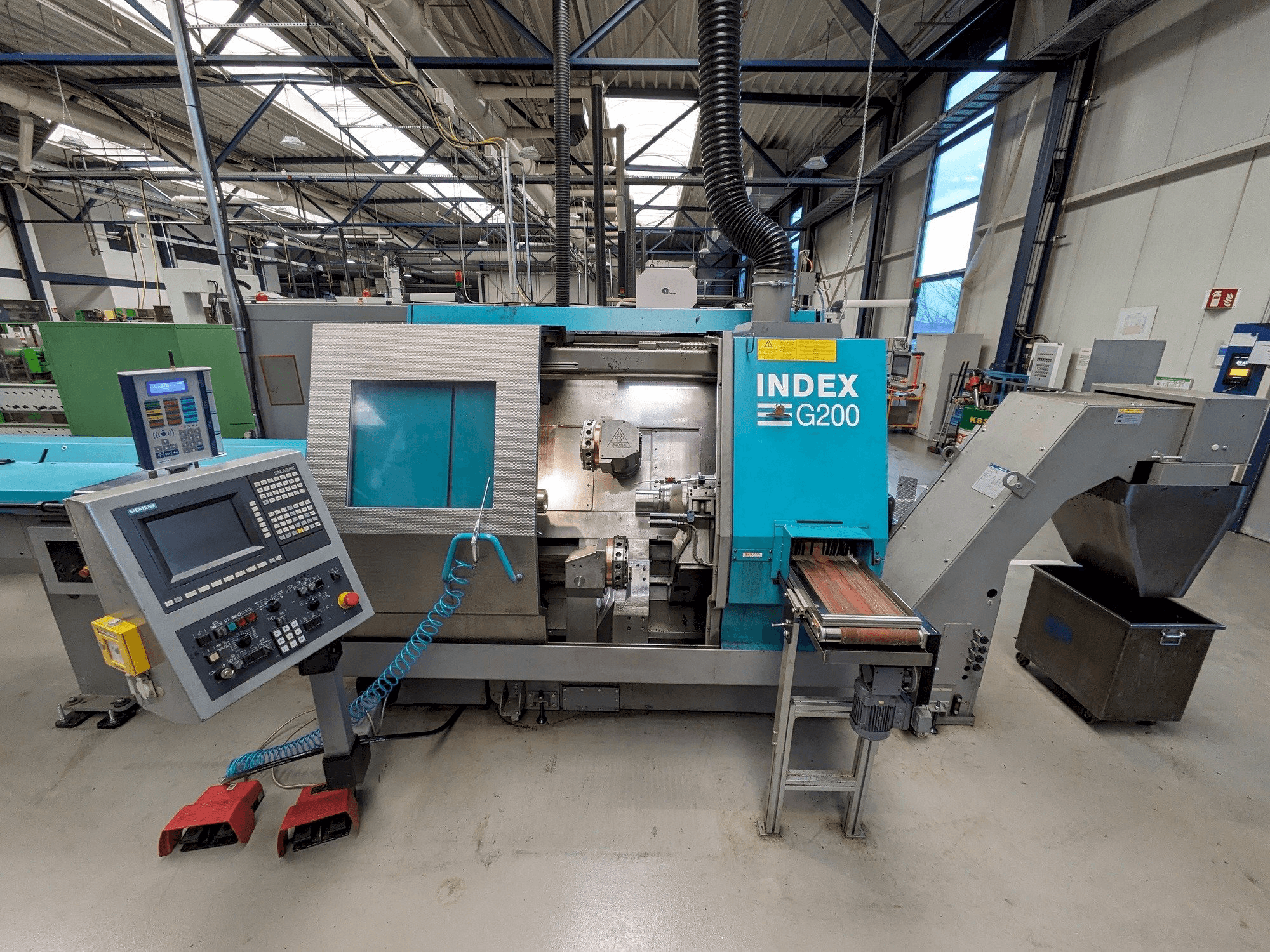 Vue de face de la machine Index G200 YB RATIOLINE