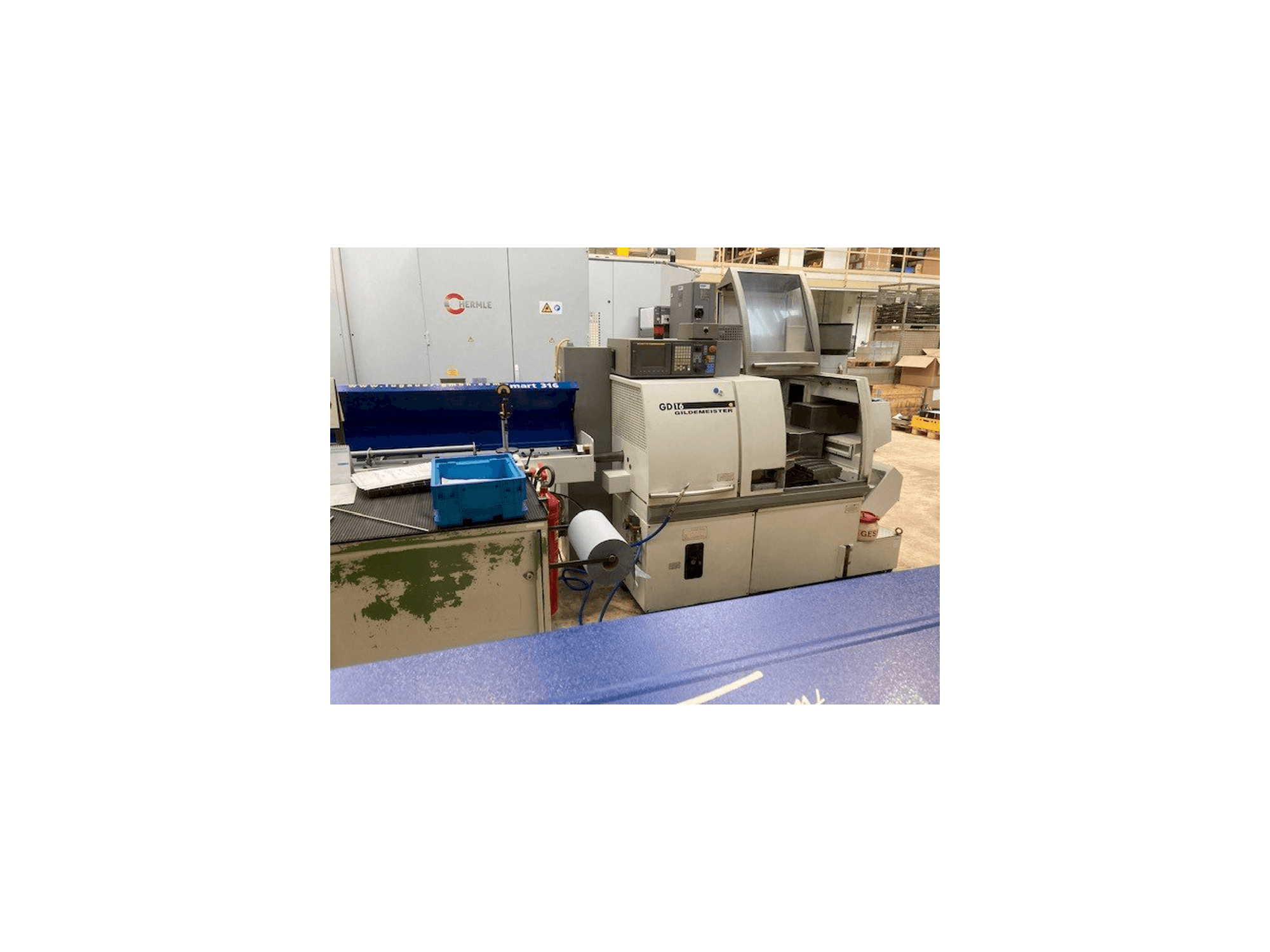 Vue de face de la machine Gildemeister GD 16