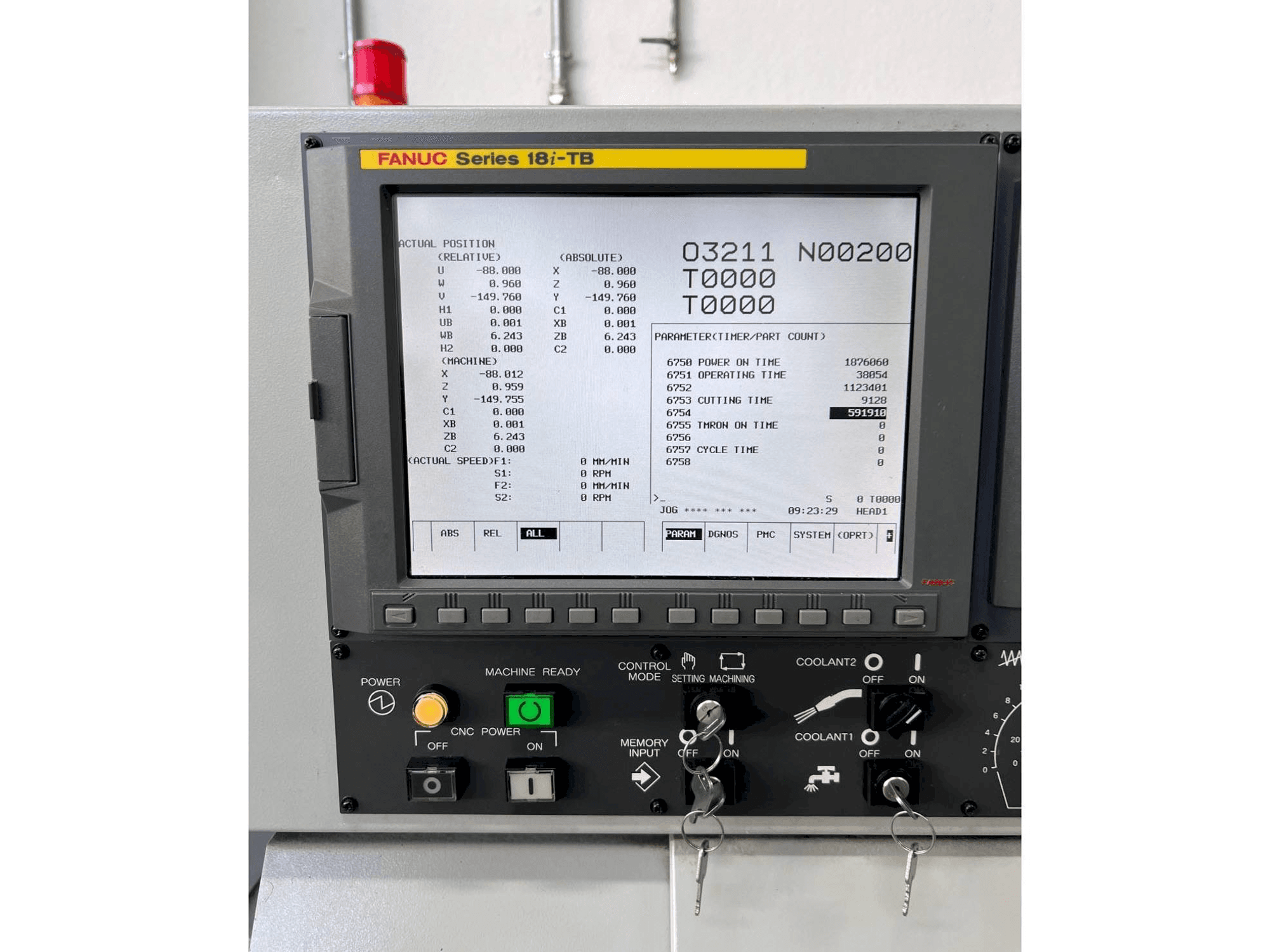 Control unit of Star SR-32J type N machine