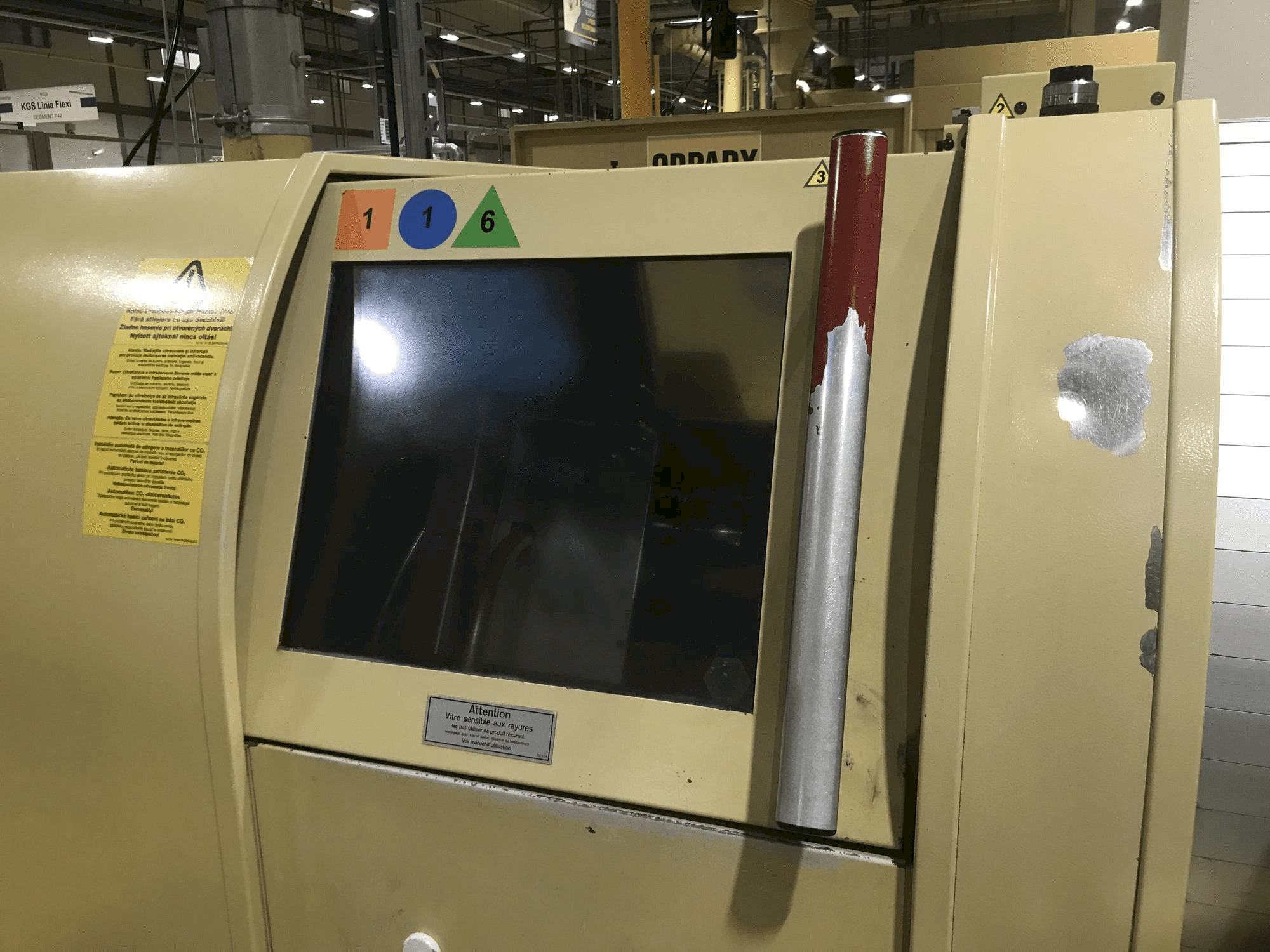 Vue de face de la machine TRAUB TNL 26 K