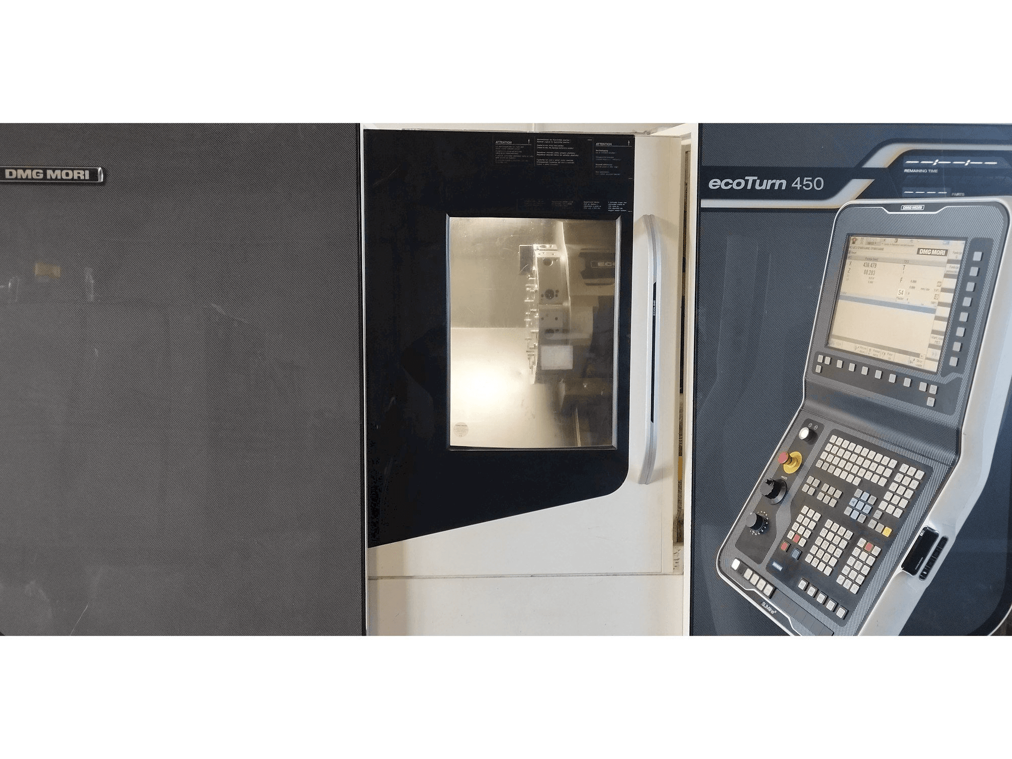 Vue de face de la machine DMG MORI EcoTurn 450