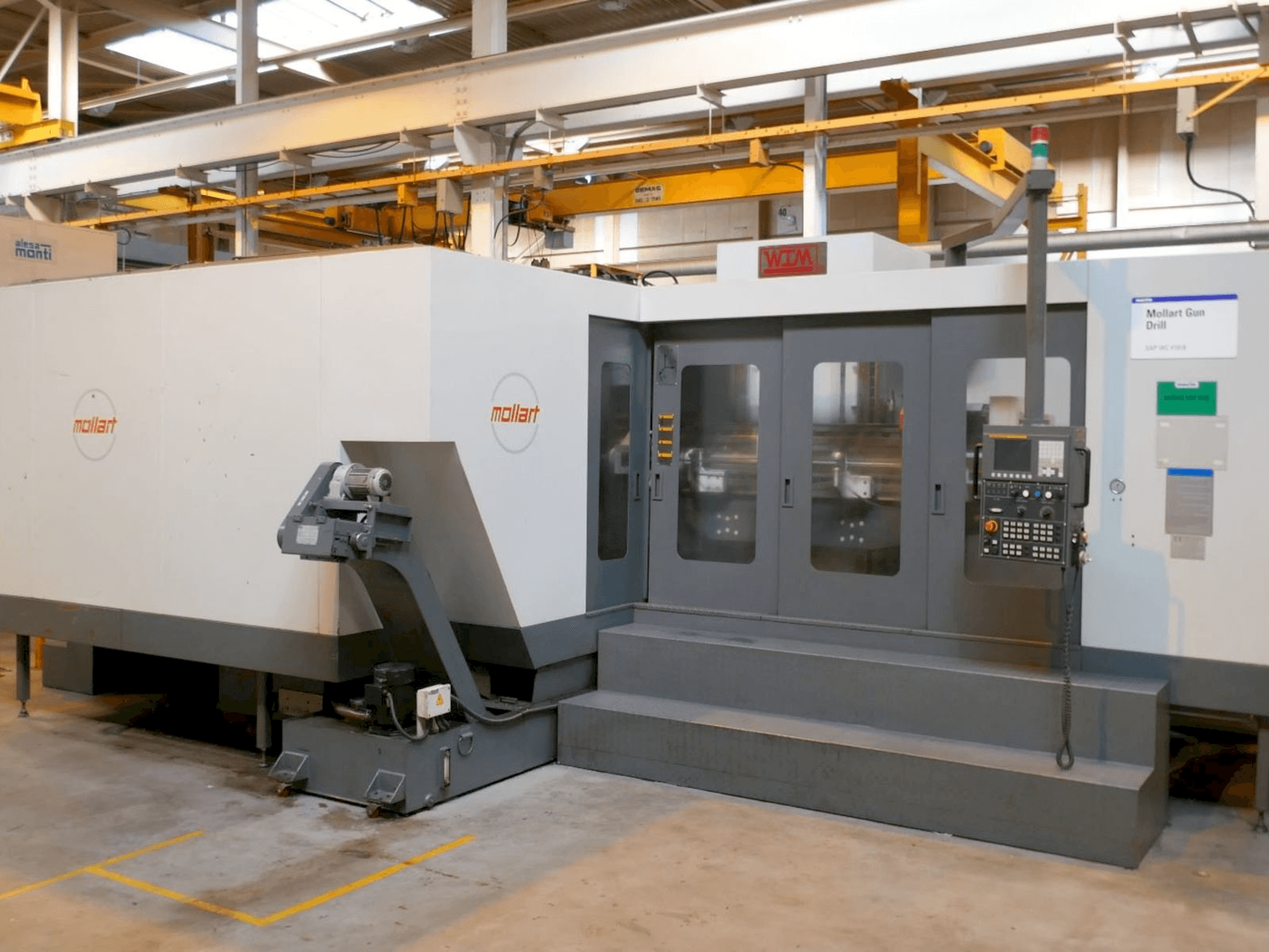 Front view of MOLLART MATRIX DHD1510-18S machine