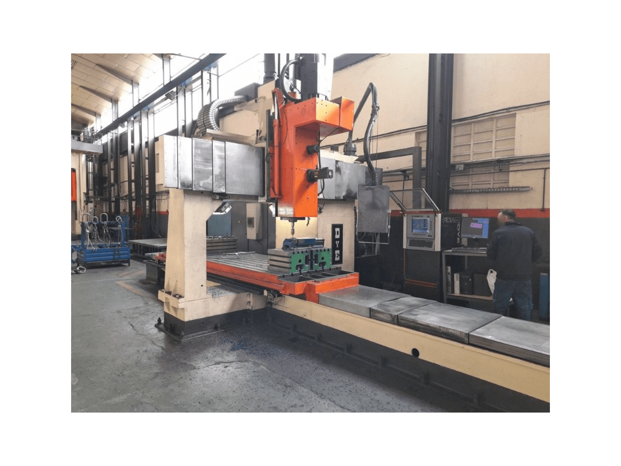 Front view of DYE FBF-C-N/C machine