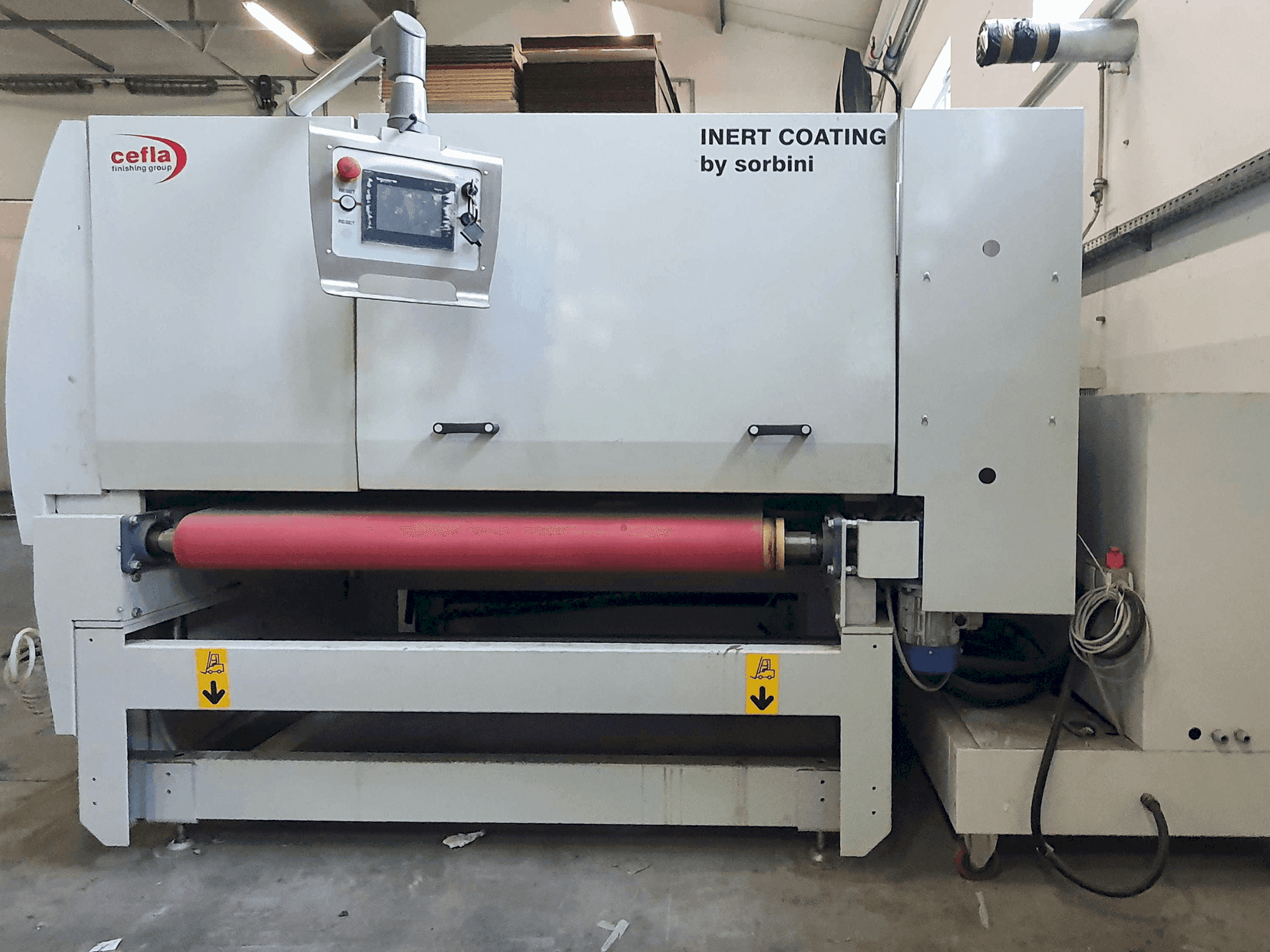 Vue de face de la machine CEFLA INTER-TEC