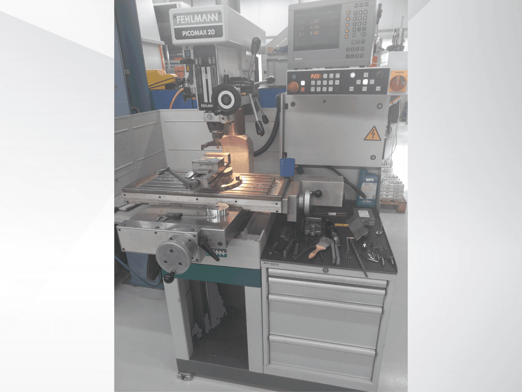 Vue de face de la machine FEHLMANN PICOMAX 20