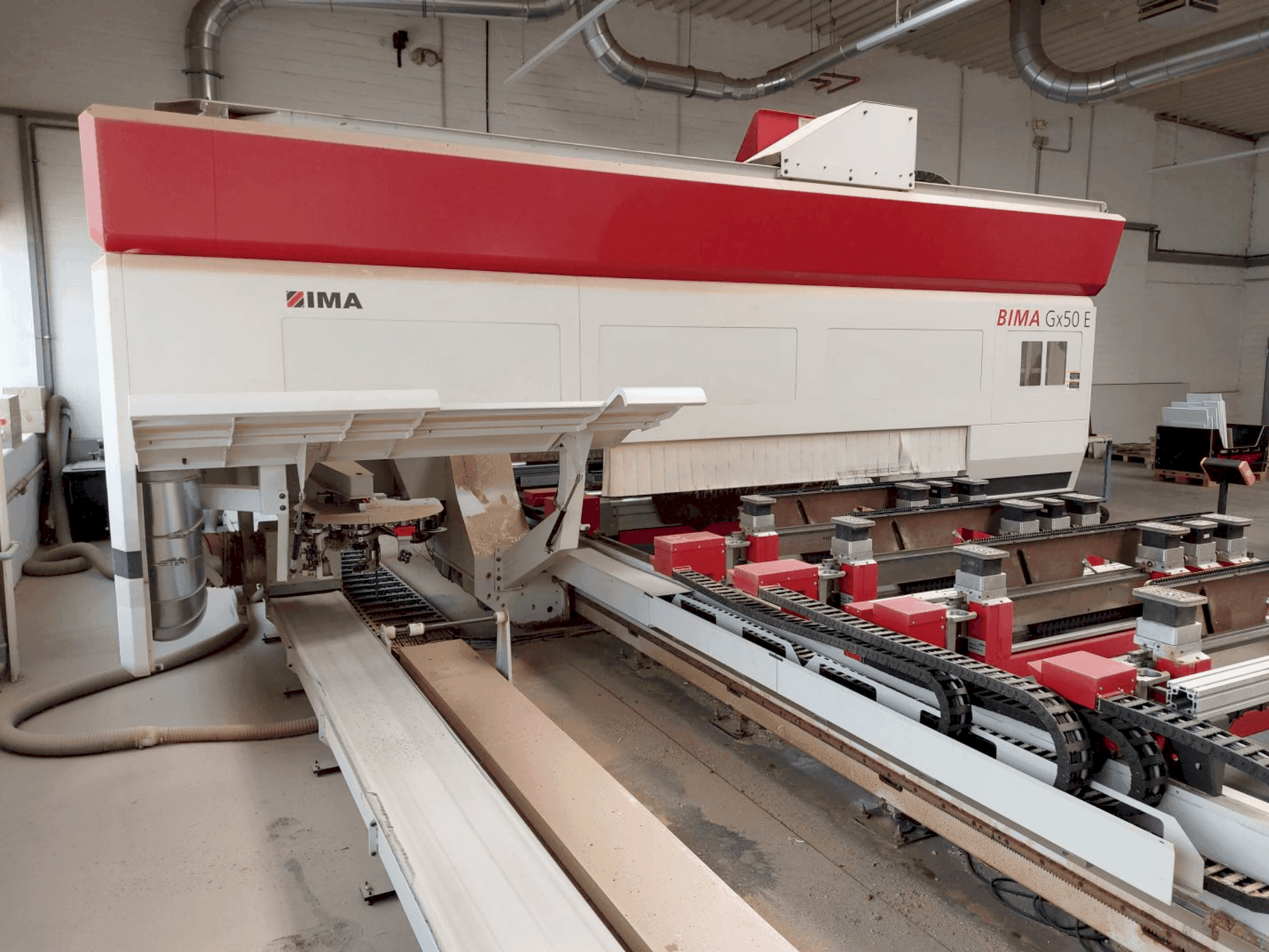 Vue de face de la machine IMA BIMA Gx50 E 160/630 CNC Processing Center