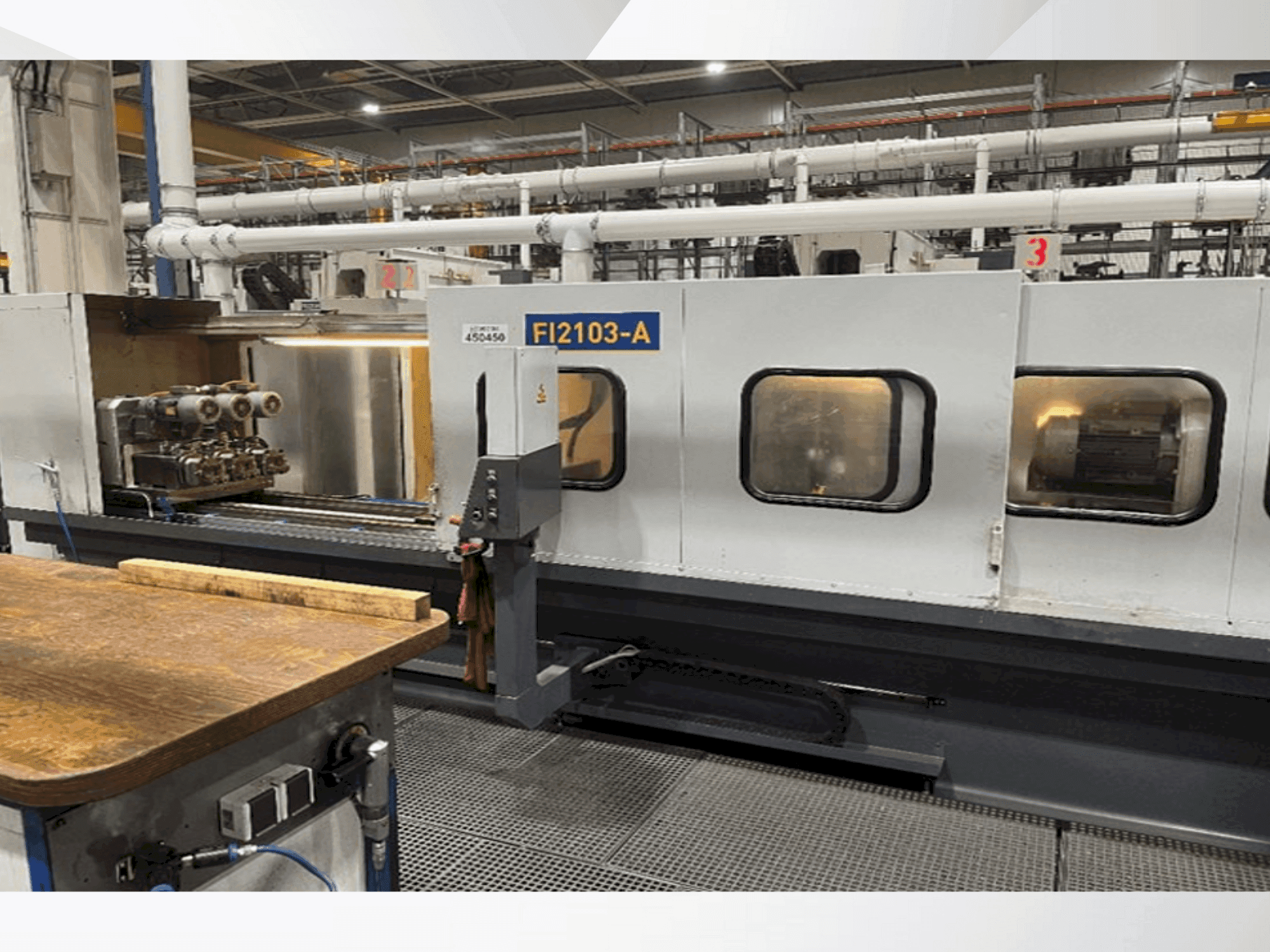 Vue de face de la machine SFT TBM 3-1500