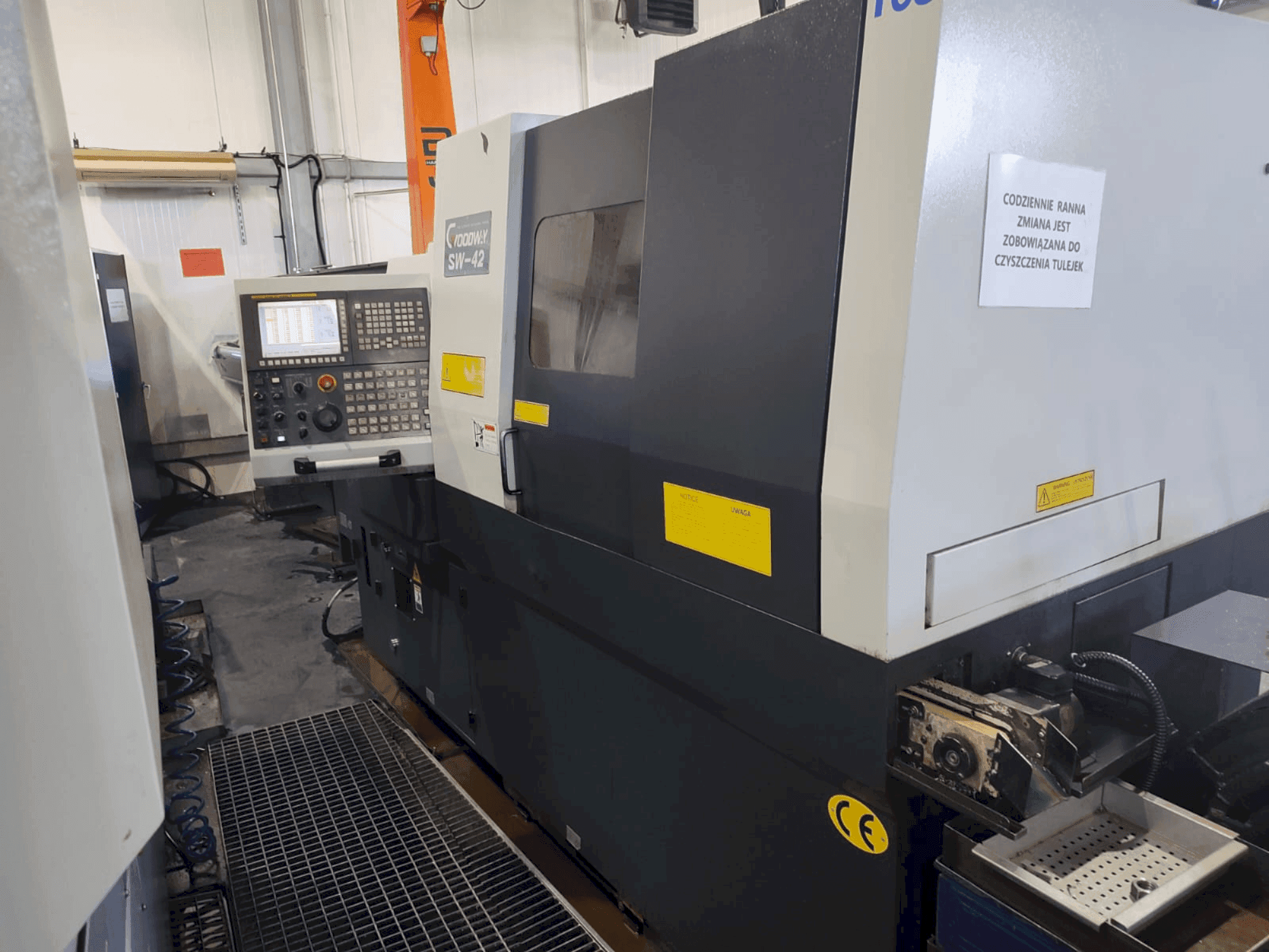 Vue de face de la machine Goodway SW 42