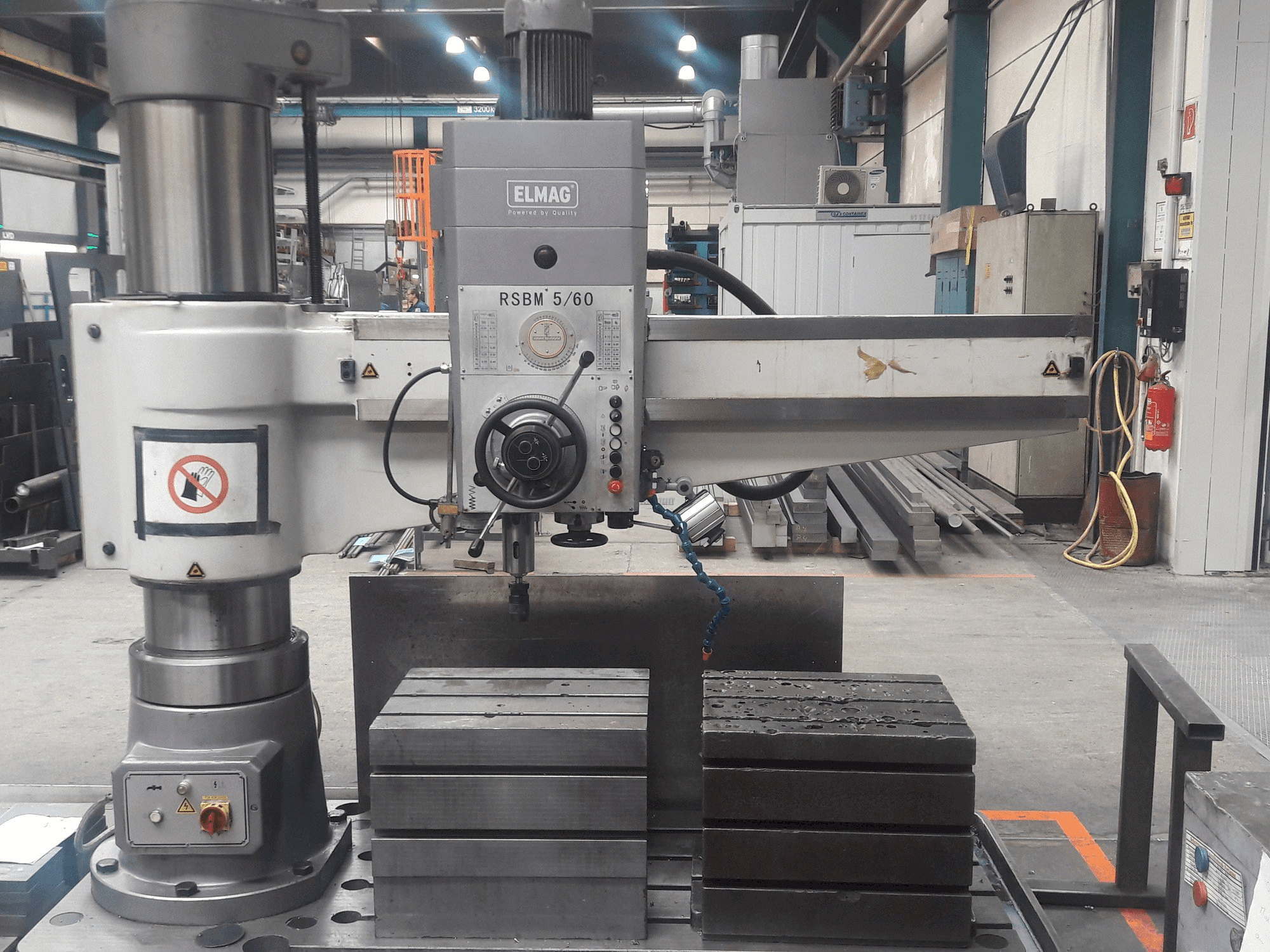 Front view of ELMAG RSBM 5/60 machine