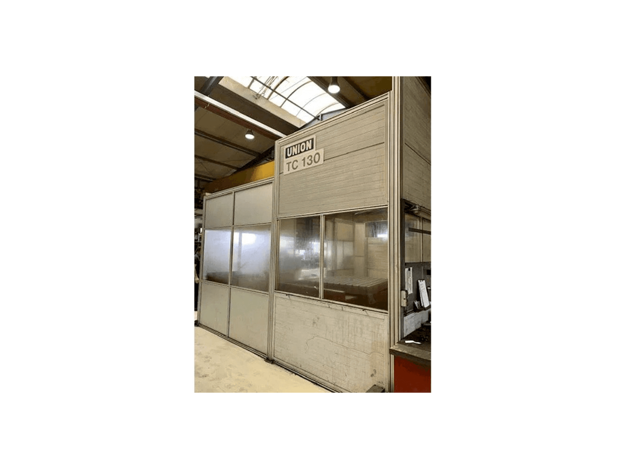 Front view of UNION TC 130 machine