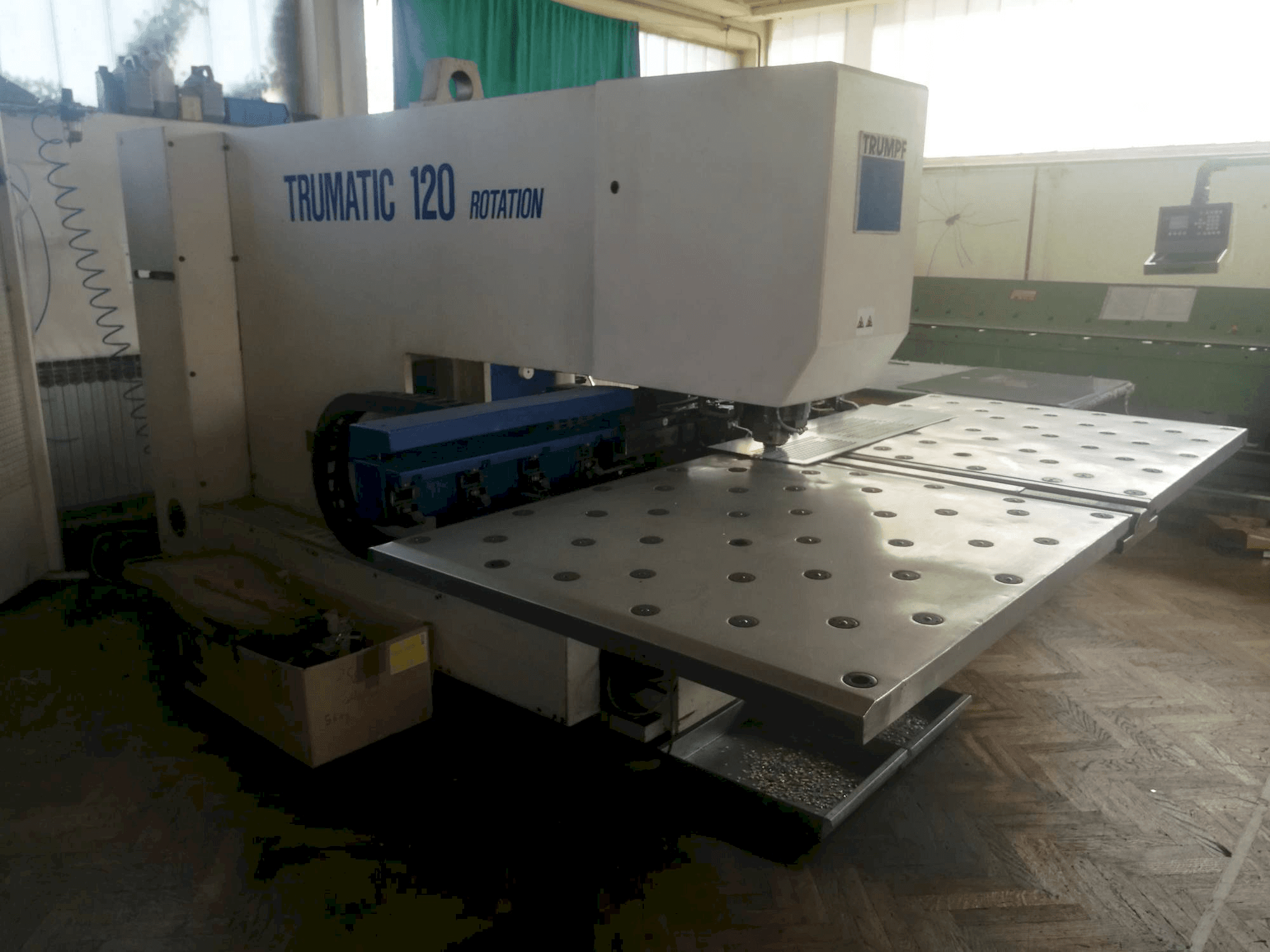 Front view of Trumpf Trumatic 120R machine