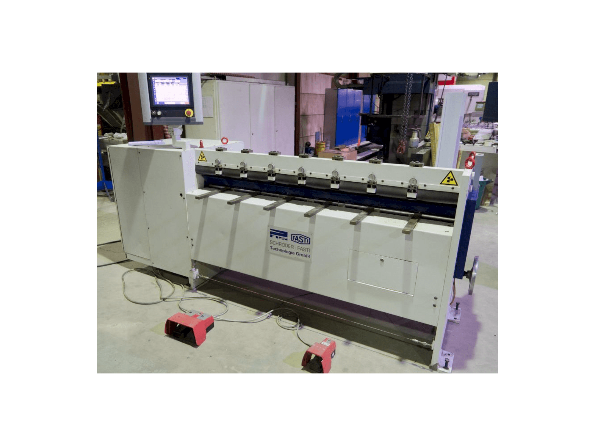 Vue de face de la machine SCHRODER Fasti 145-18/075