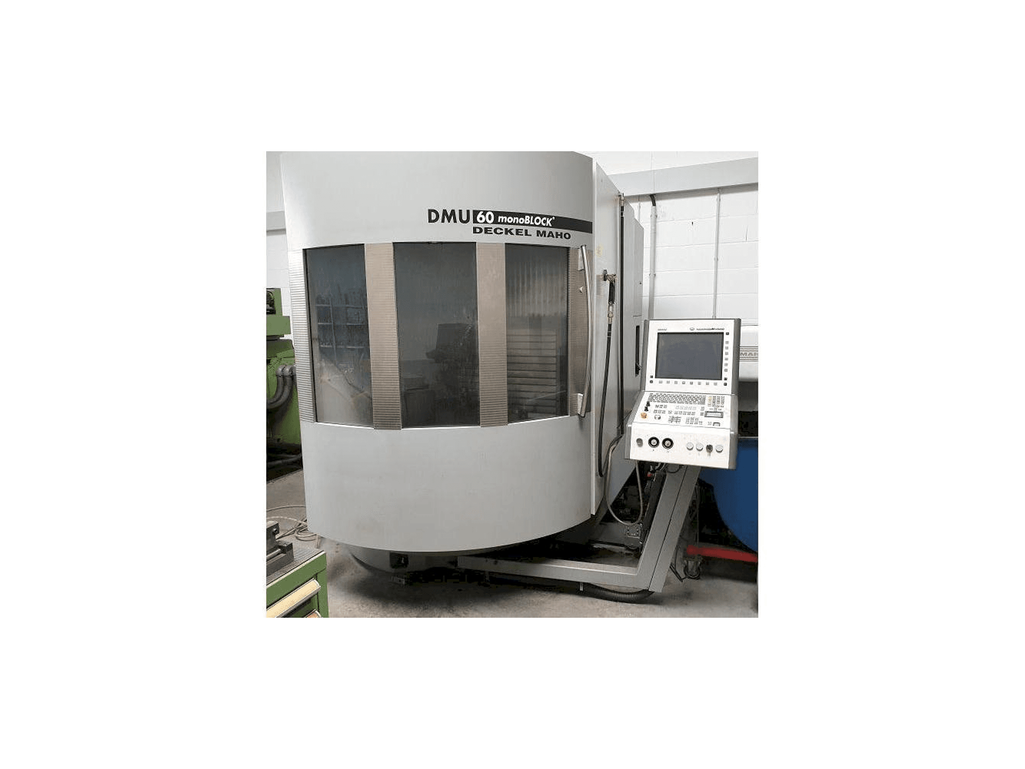 Front view of DECKEL MAHO DMU 60 MonoBlock machine