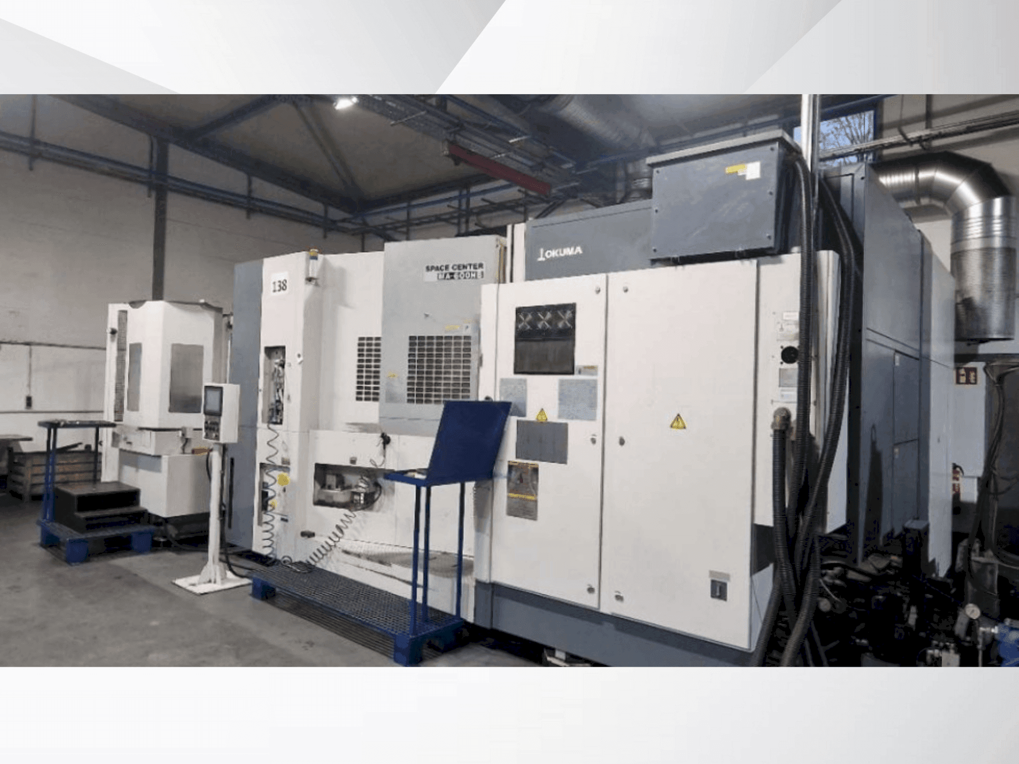 Vue de face de la machine Okuma MA-600 HB