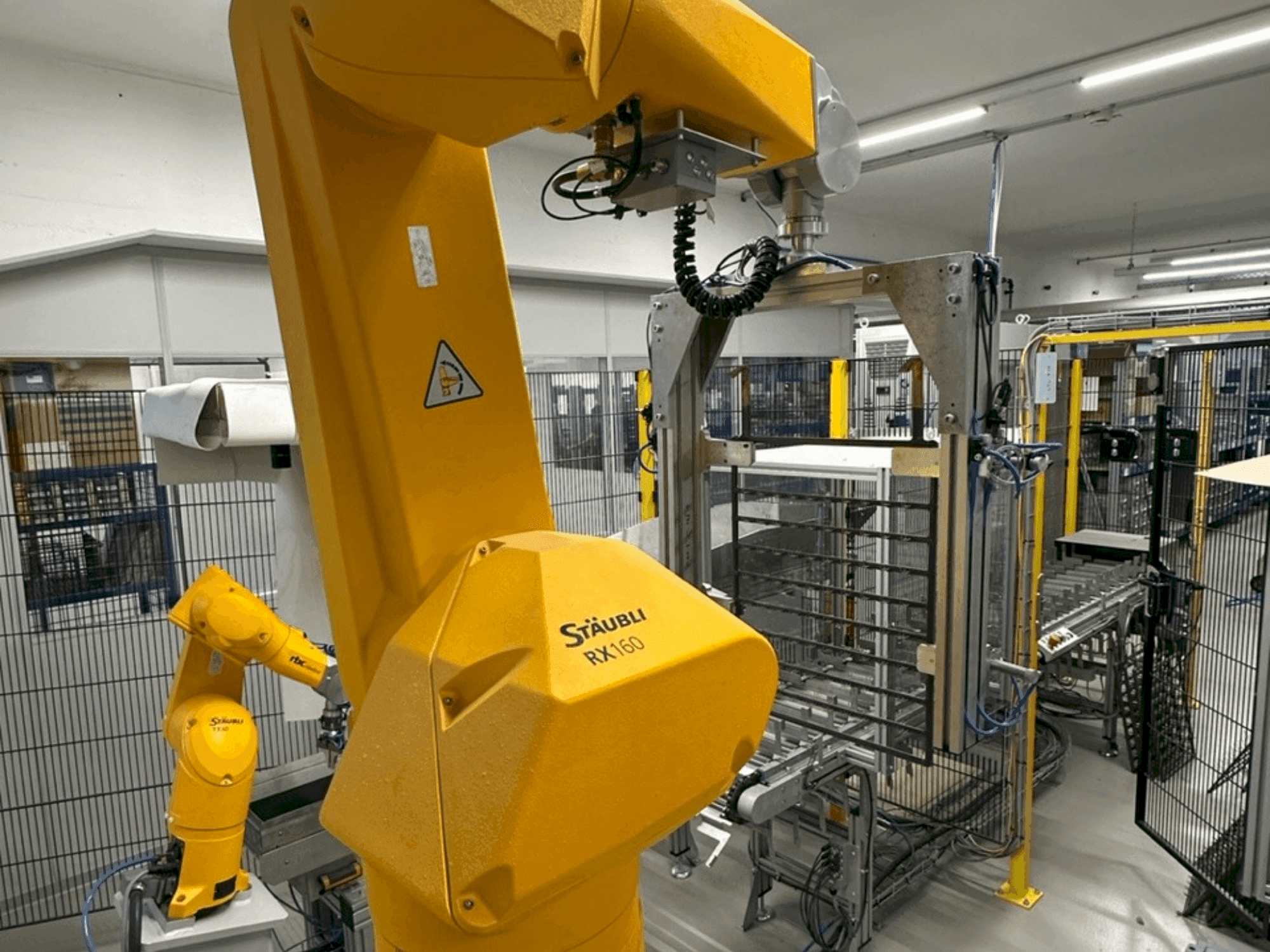 Vue de face de la machine STAUBLI RX160