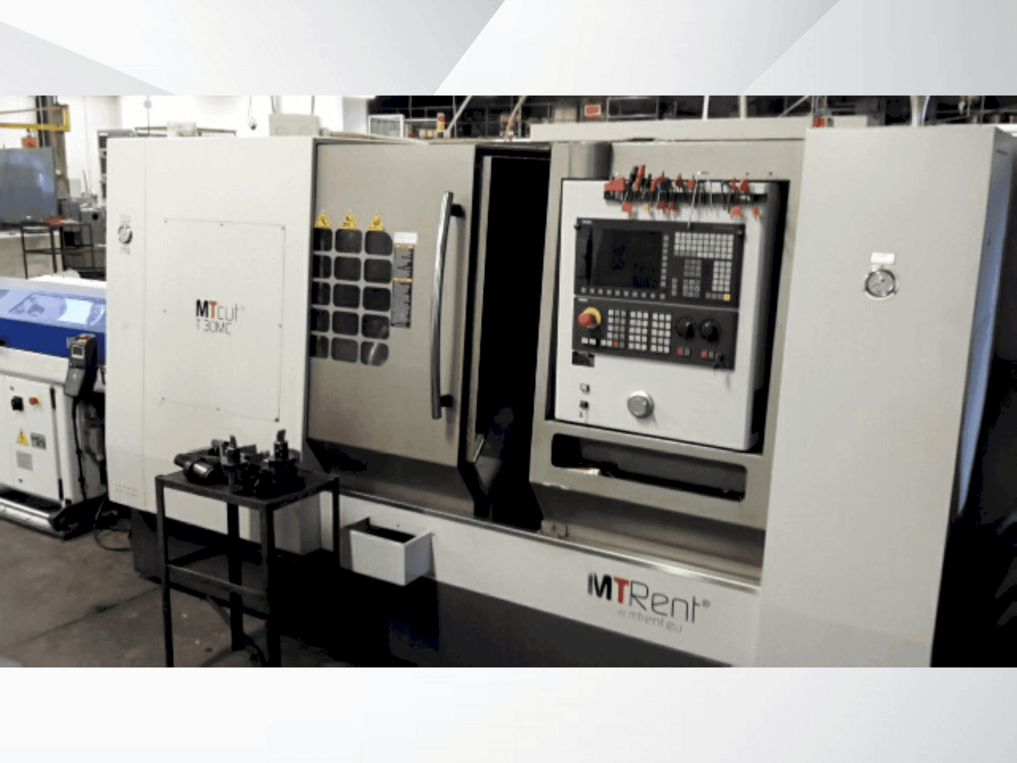 Vue de face de la machine MTRent T30MC