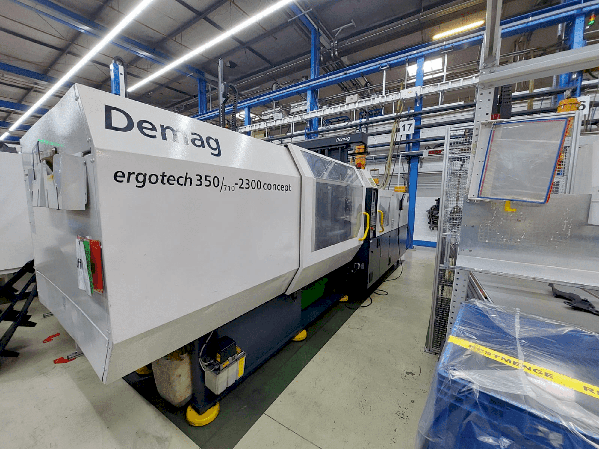 Vue de face de la machine DEMAG Ergo-Tech 350 Concept