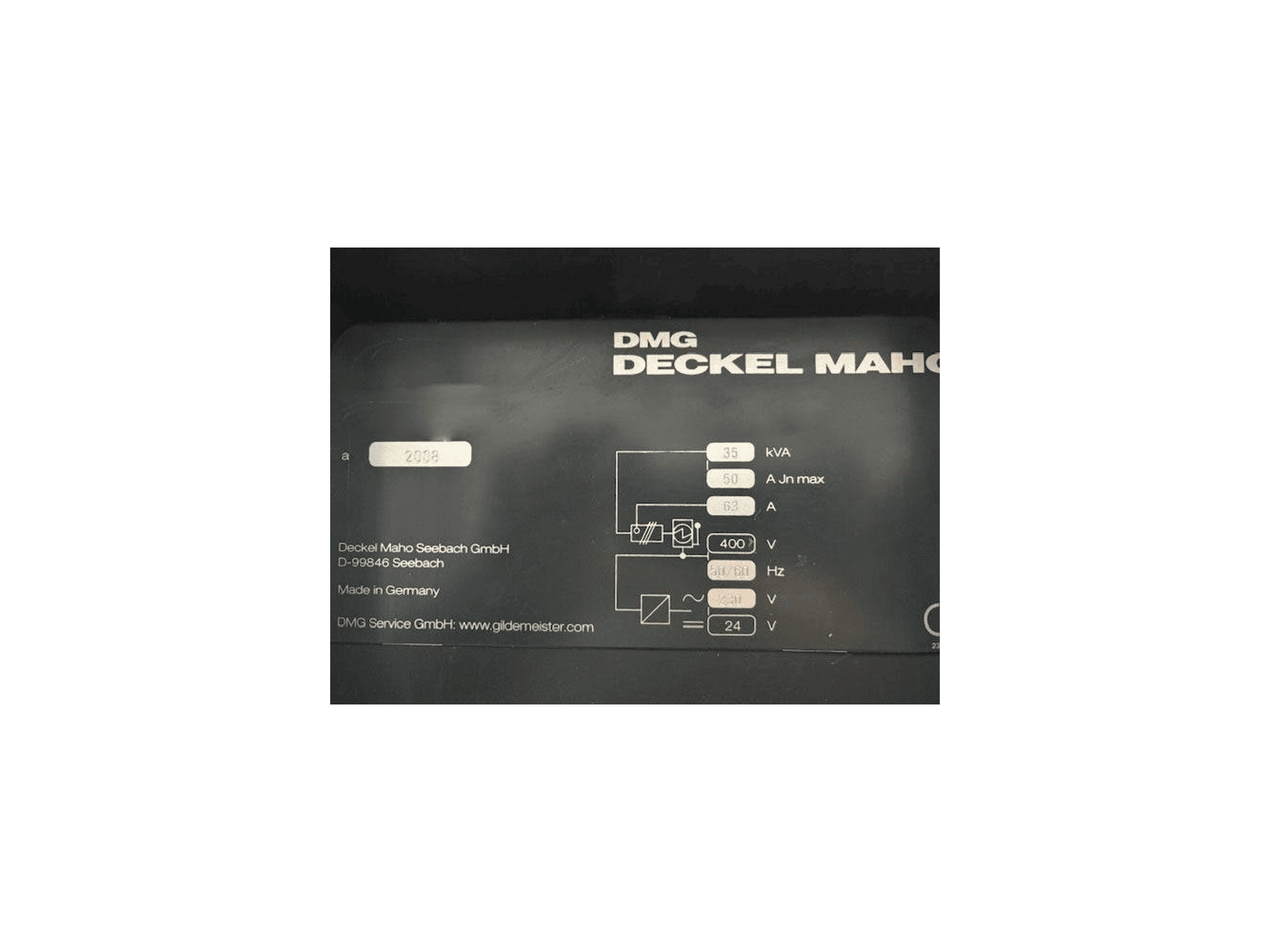 Détail de la machine DMG DMC 635V