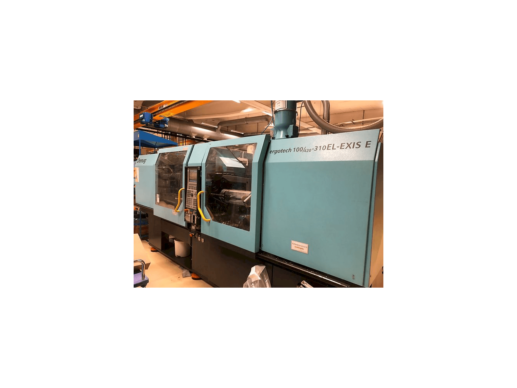 Front view of DEMAG Ergotech 100/420 - 310 EL-EXIS E machine