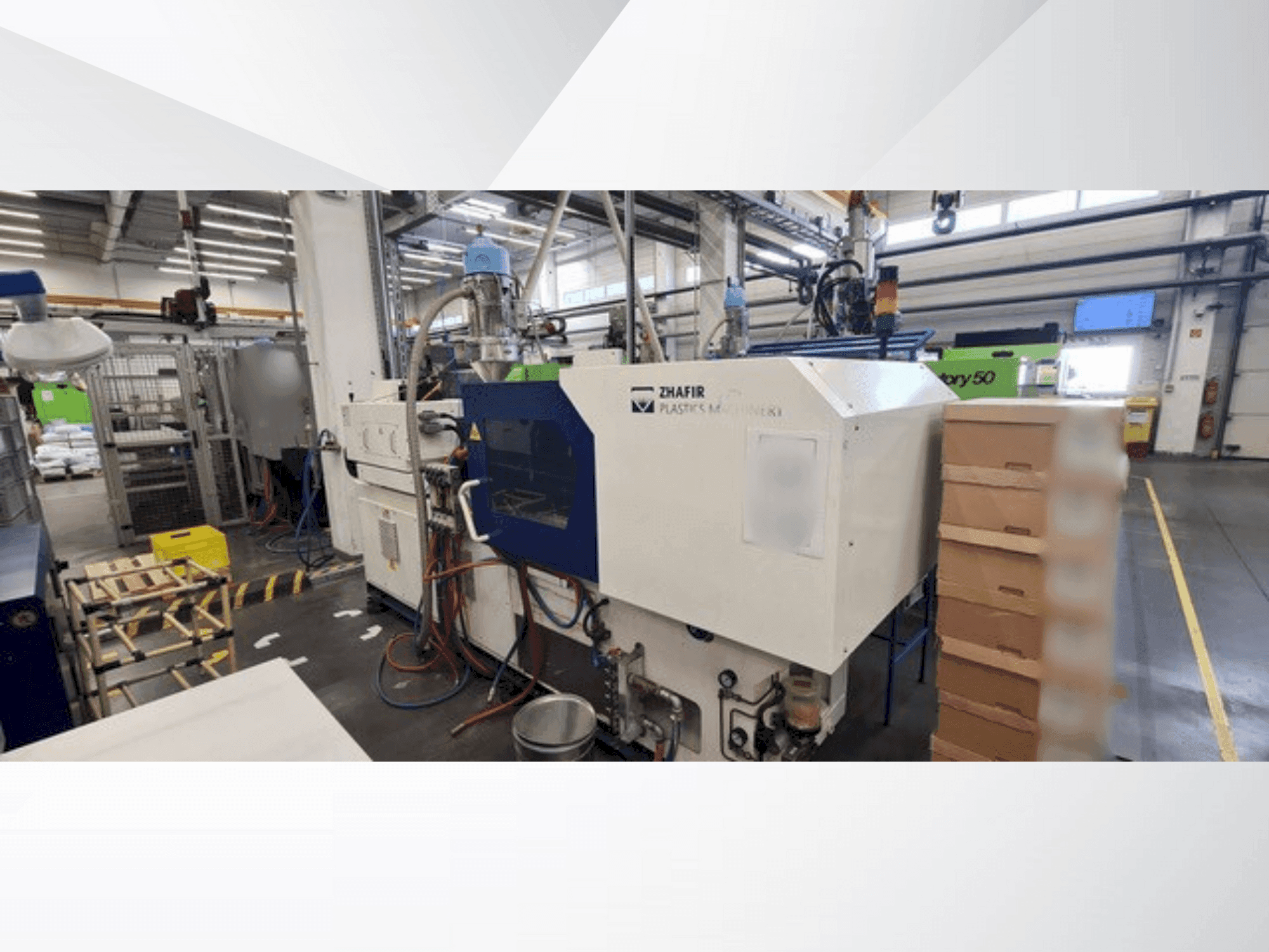 Vue de face de la machine Zhafir VE 400/80