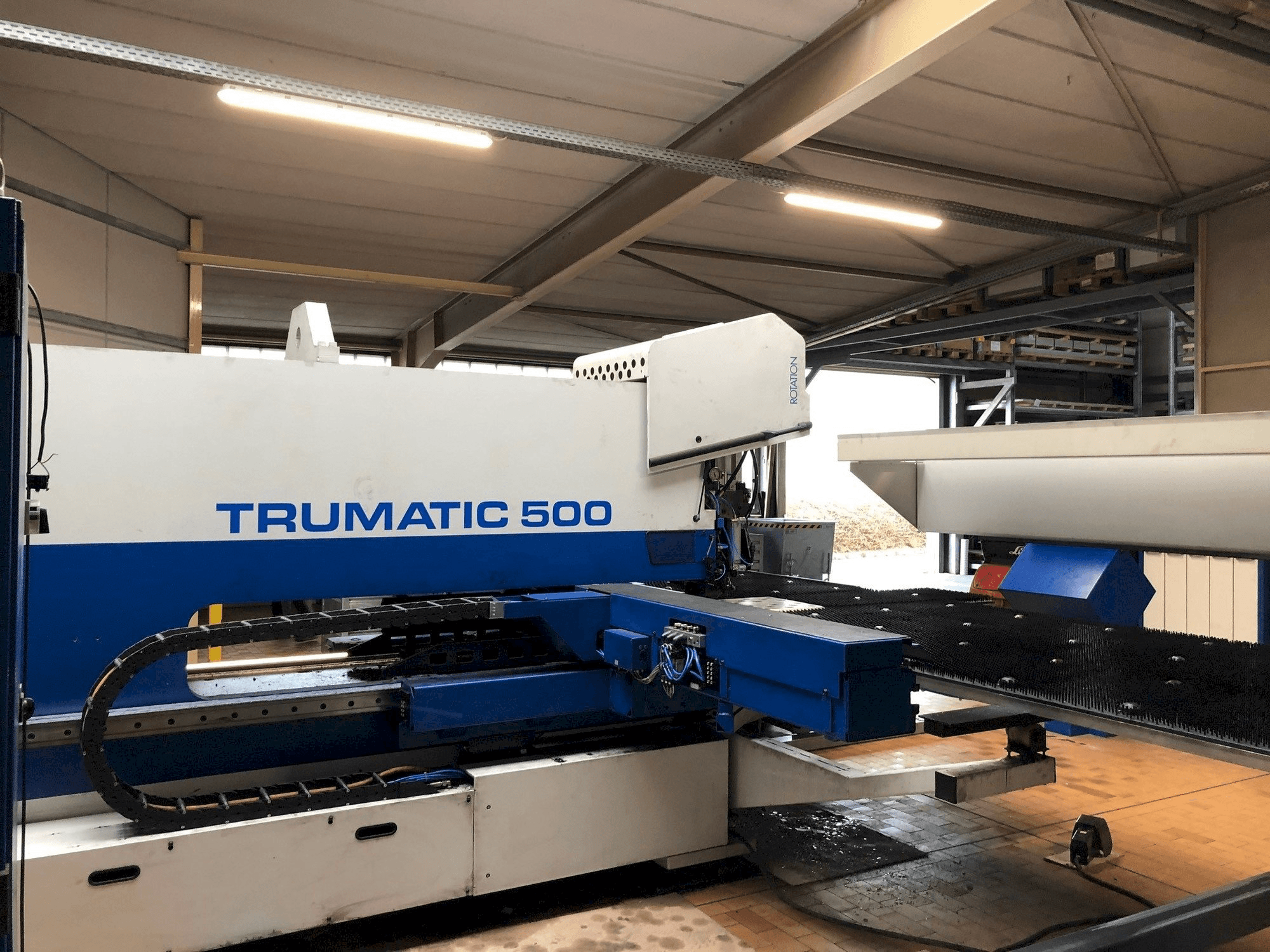 Front view of Trumpf Trumatic 500 machine