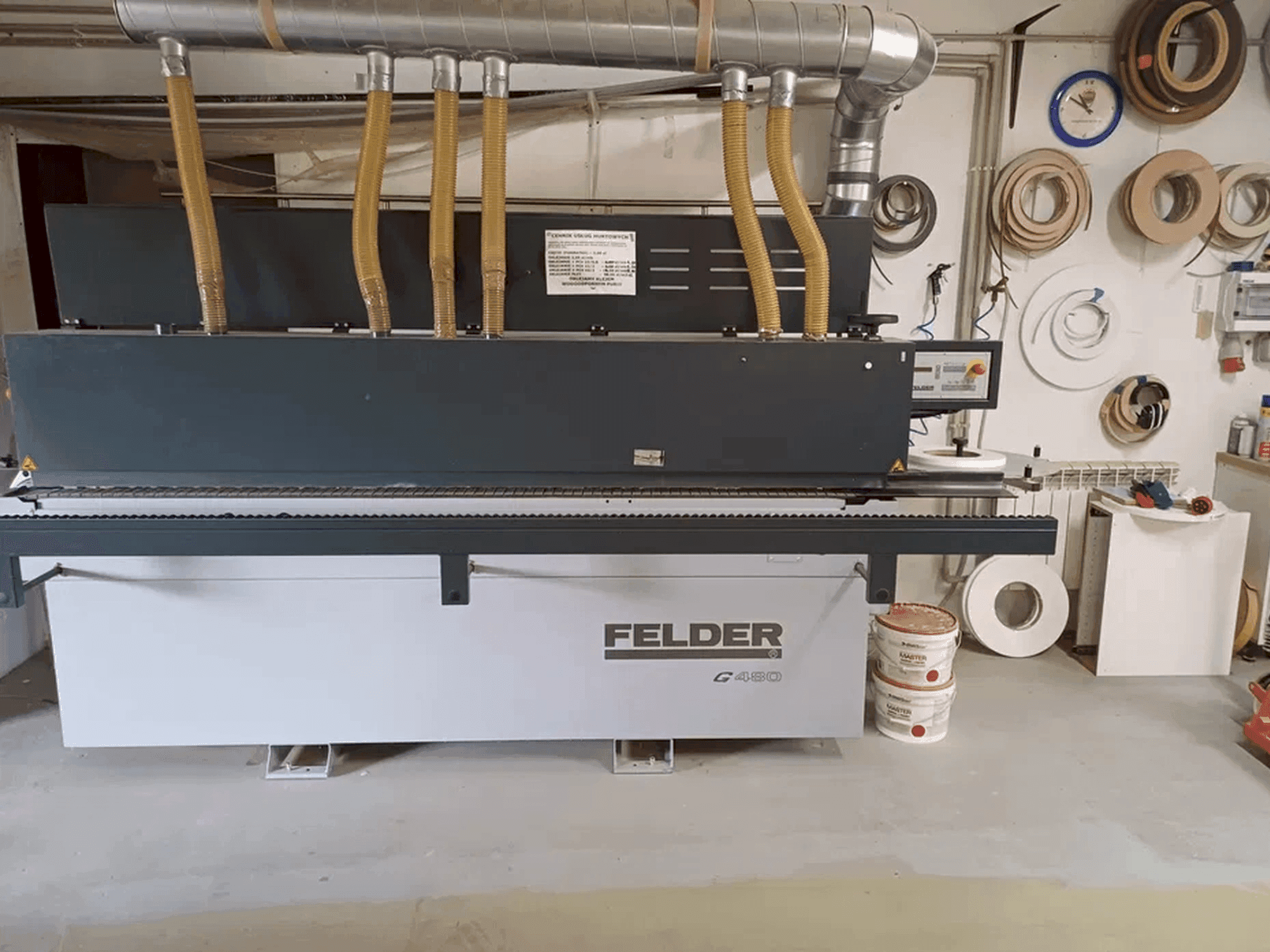Vue de face de la machine FELDER G480