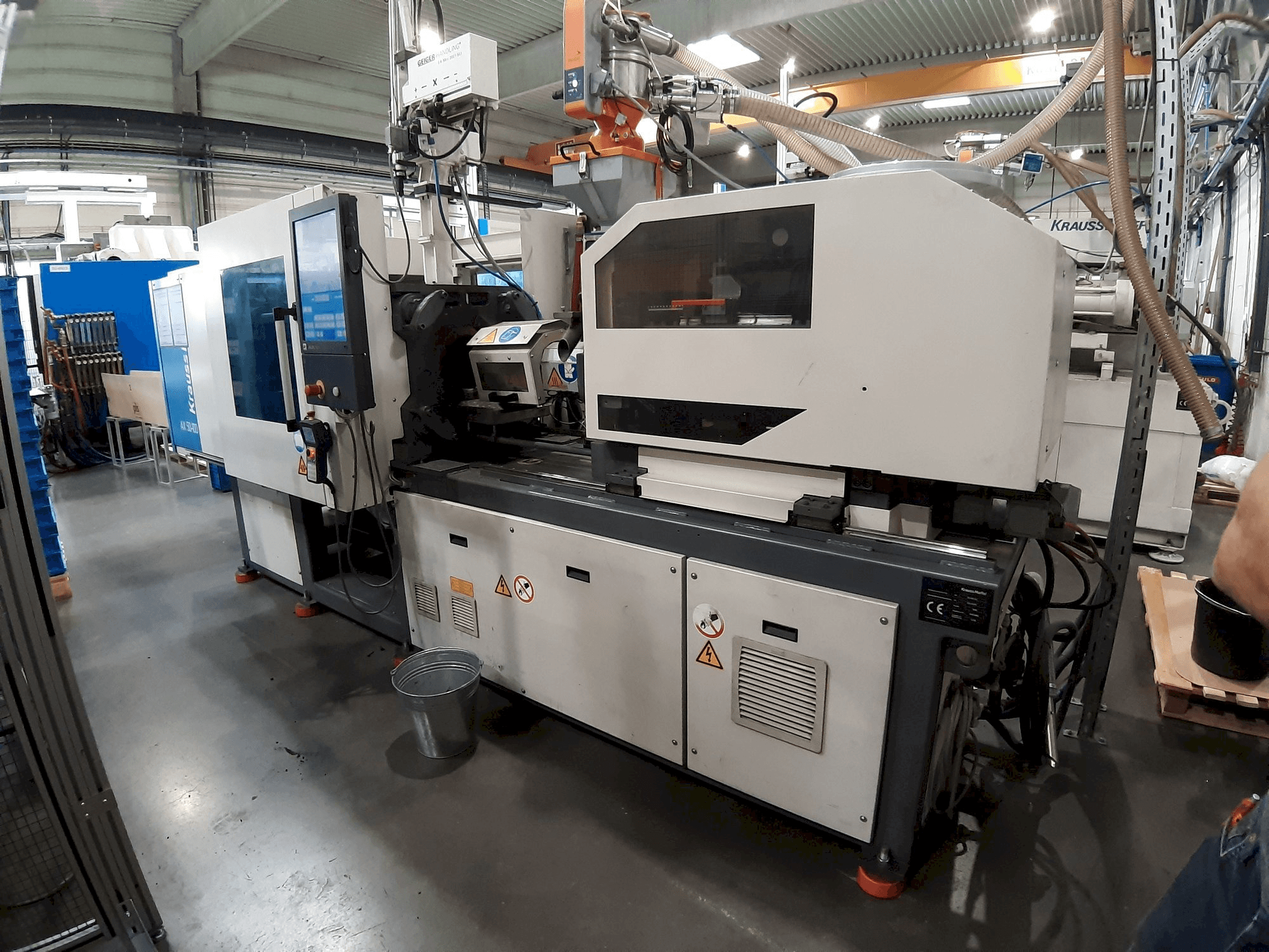 Front view of Krauss Maffei 50 - 100 AX machine