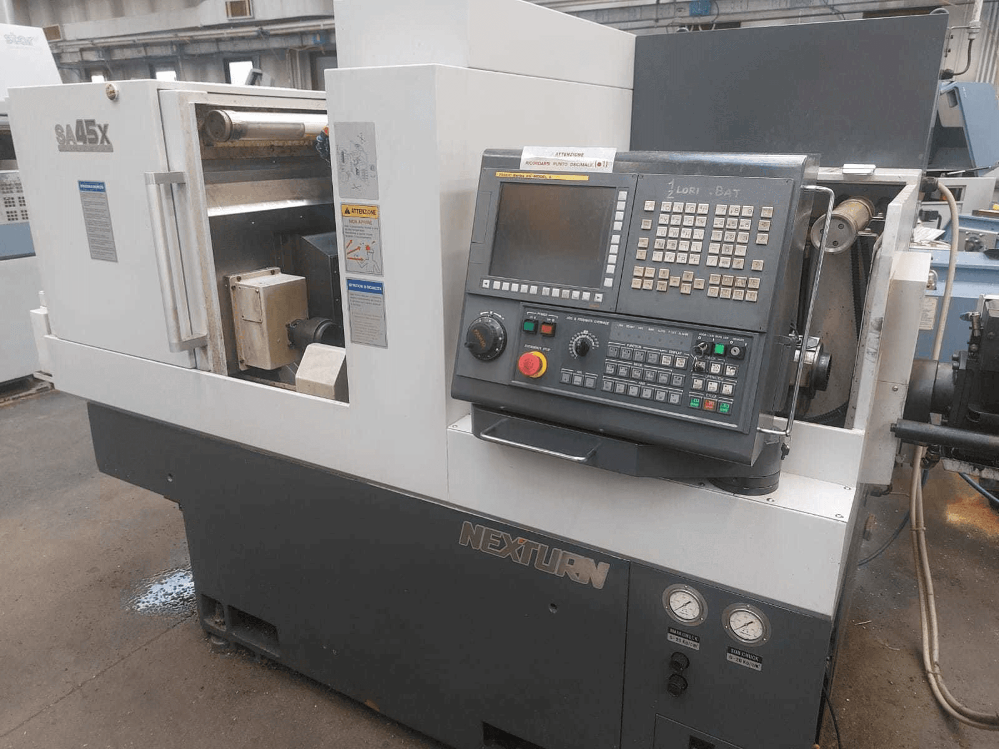 Vue de face de la machine Nexturn SA 45X