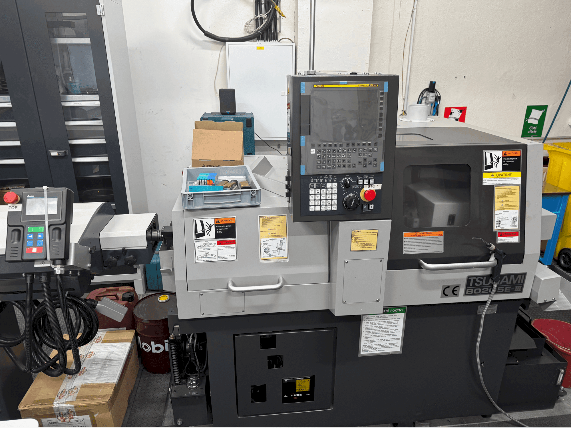 Vue de face de la machine TSUGAMI B0205E-III