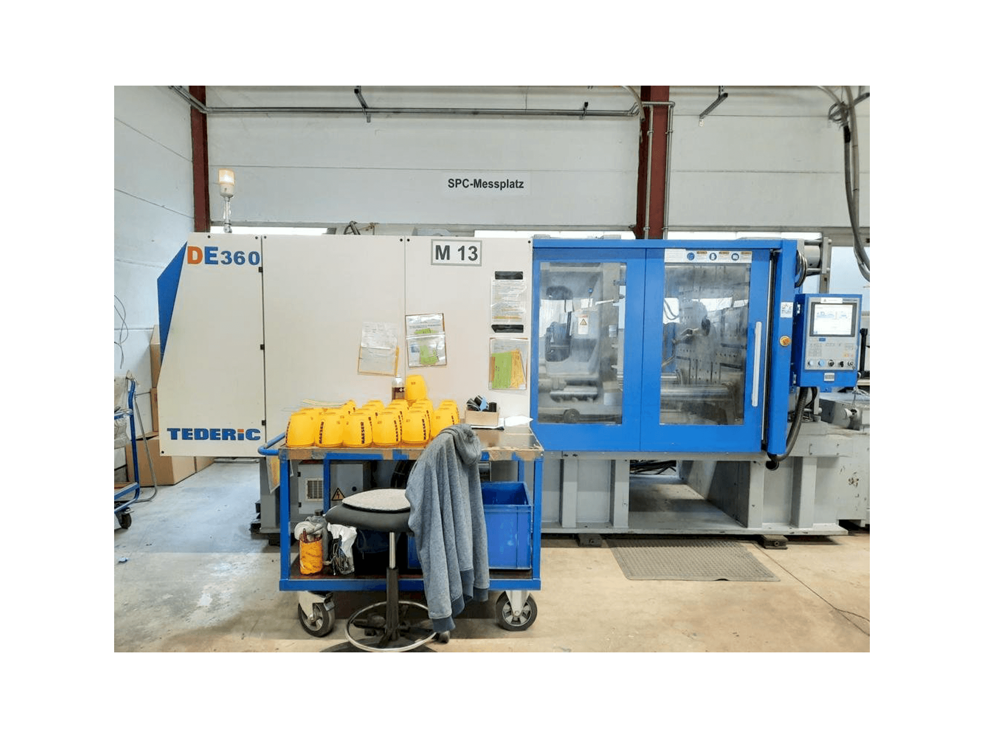 Vue de face de la machine TEDERIC DE360