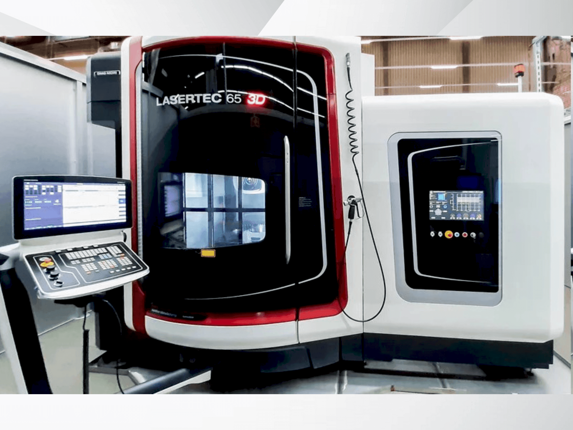 Vue de face de la machine DMG MORI Lasertec 65