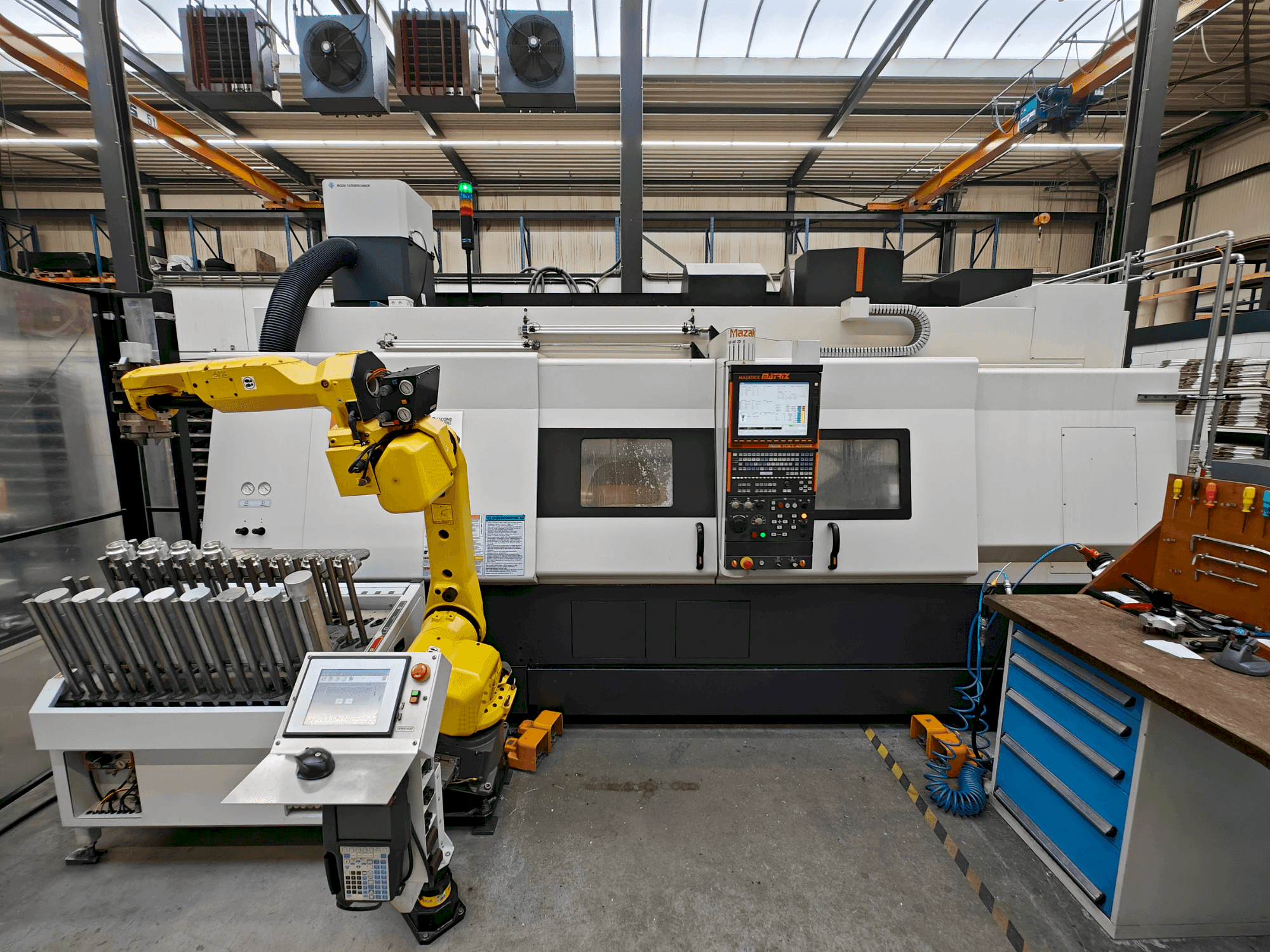 Vue de face de la machine Mazak Integrex 400-IV-S x 1500