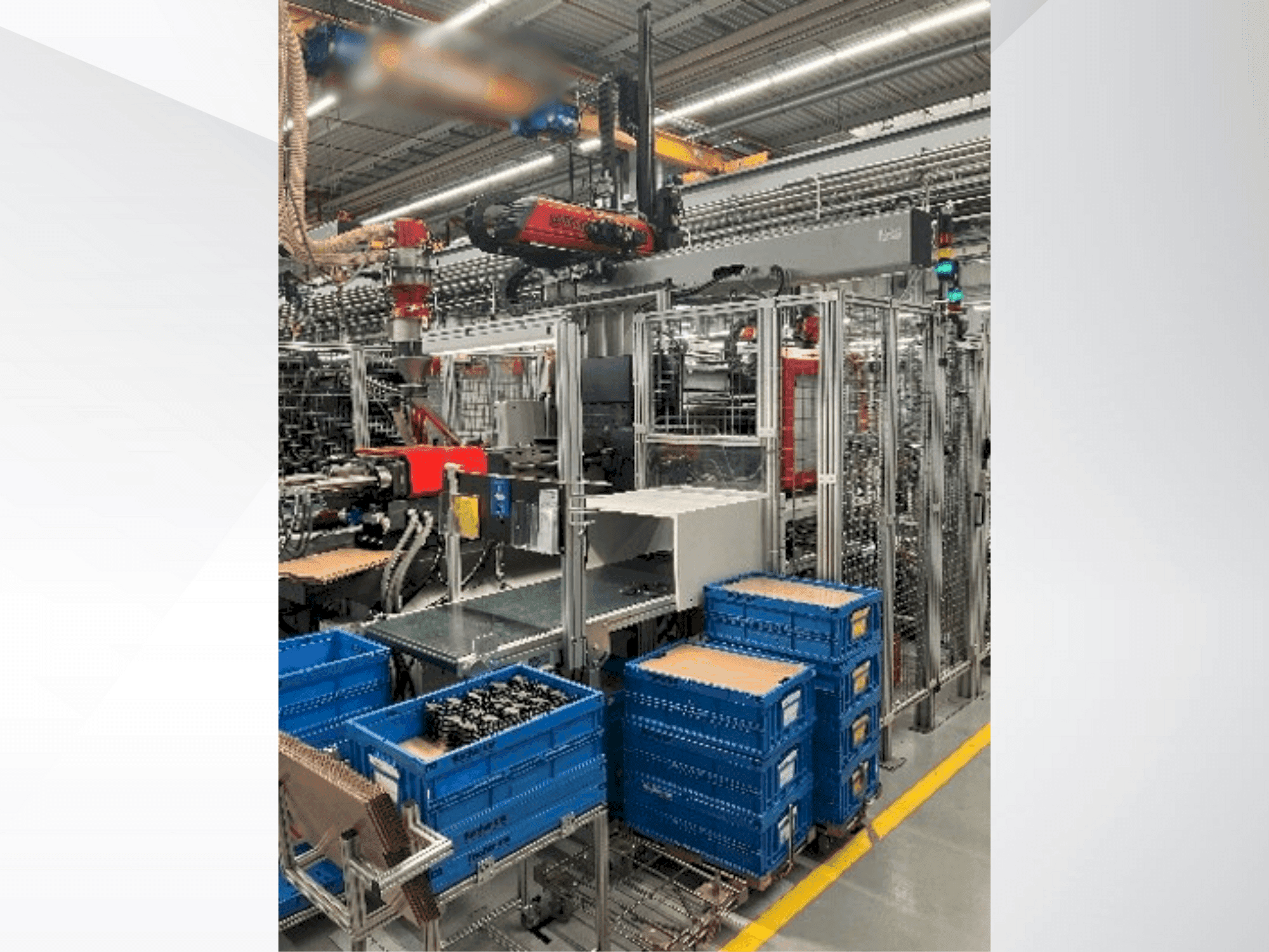 Vue de face de la machine Arburg Allrounder 470 S 1300-350 (2004)