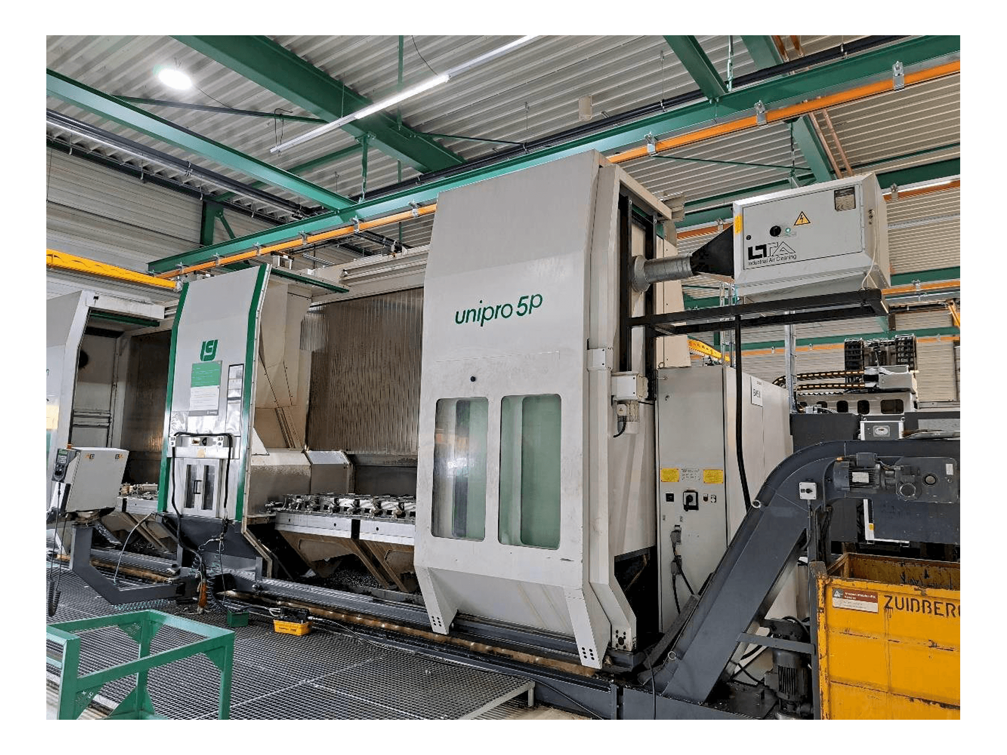 Vue de face de la machine Unisign Unipro 5P