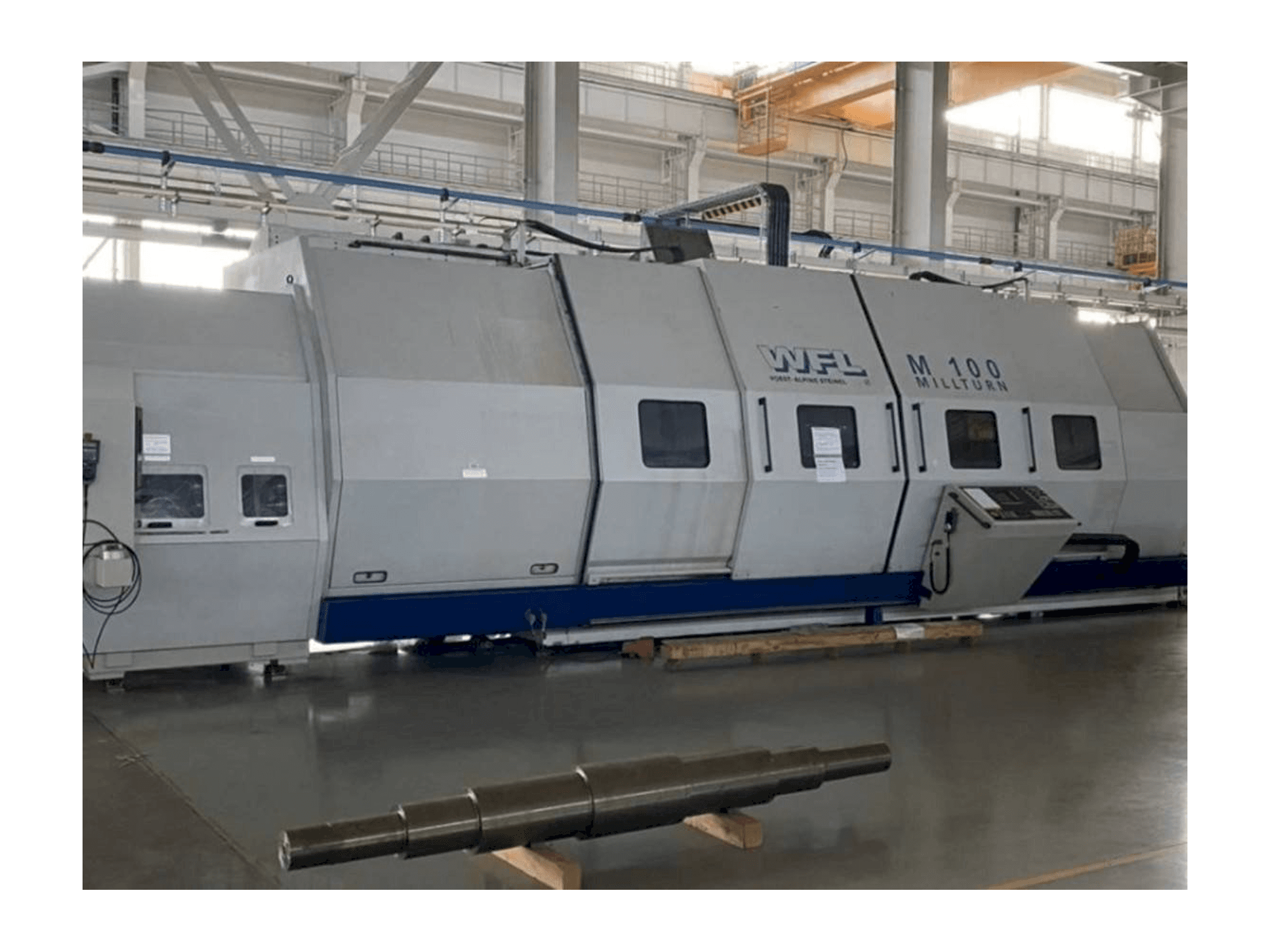 Front view of WFL M 100 machine