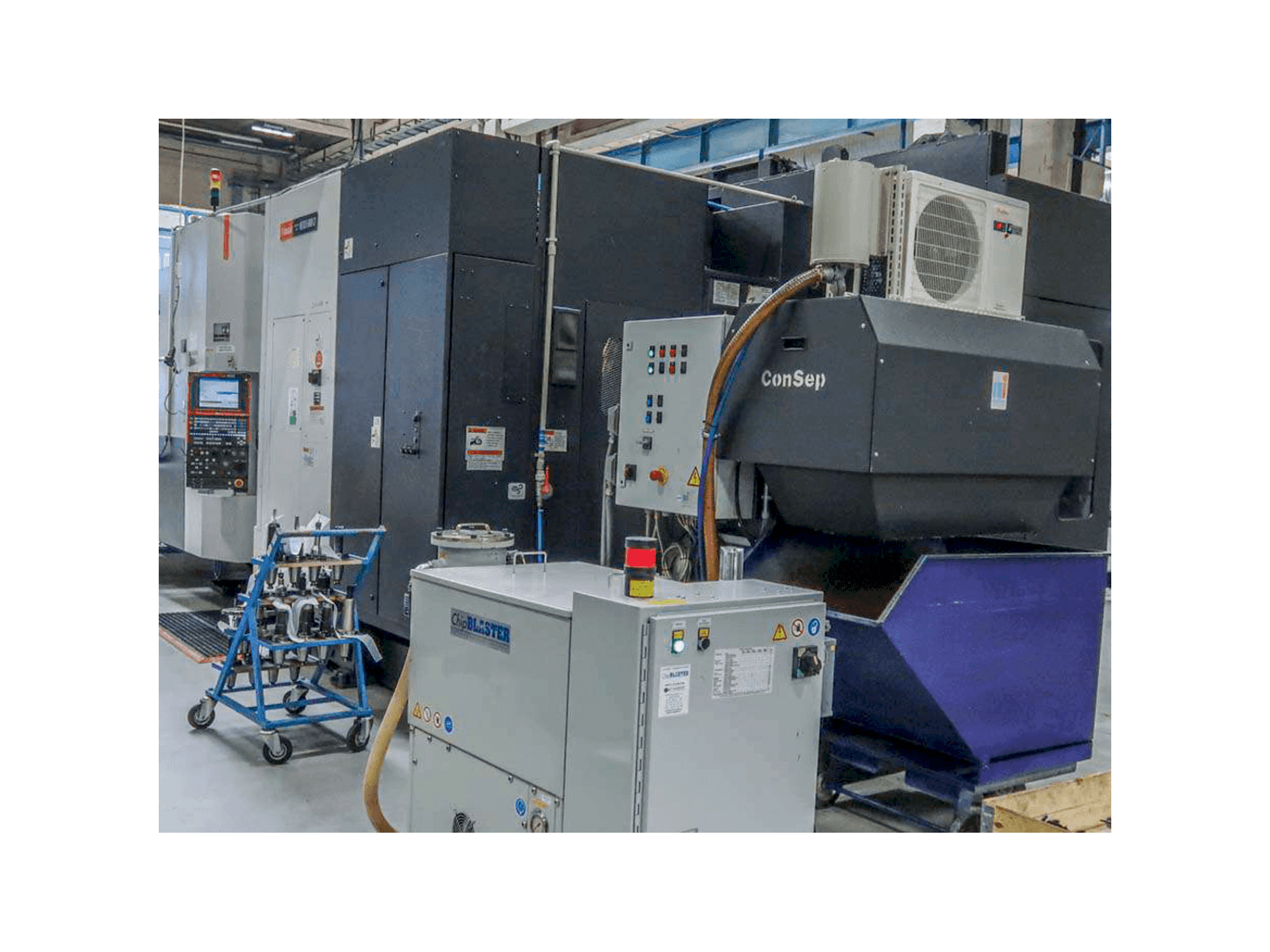 Vue de face de la machine Mazak NEXUS HCN 6000 II