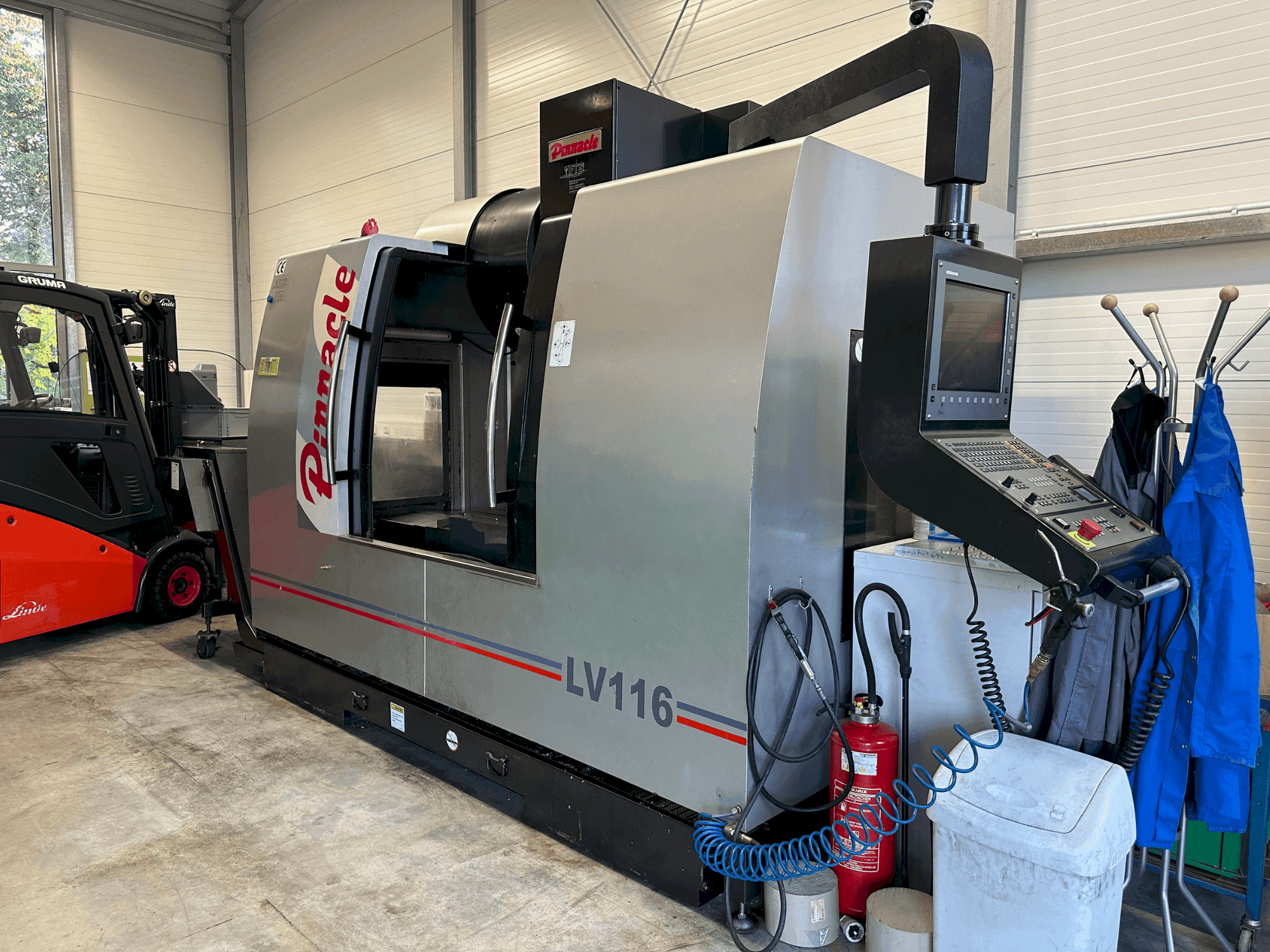 Vue de face de la machine Pinnacle LV116