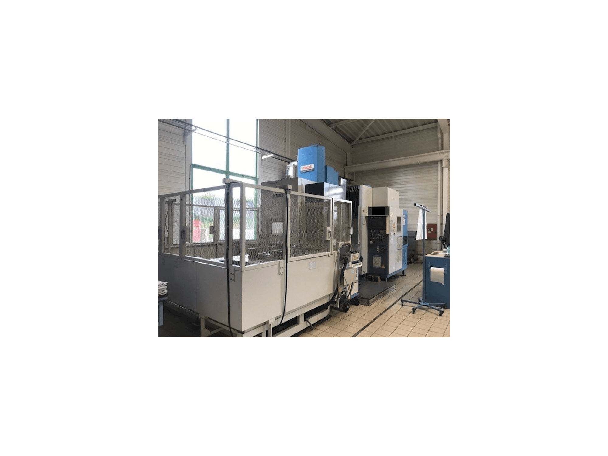 Front view of Mazak AJV 65 machine